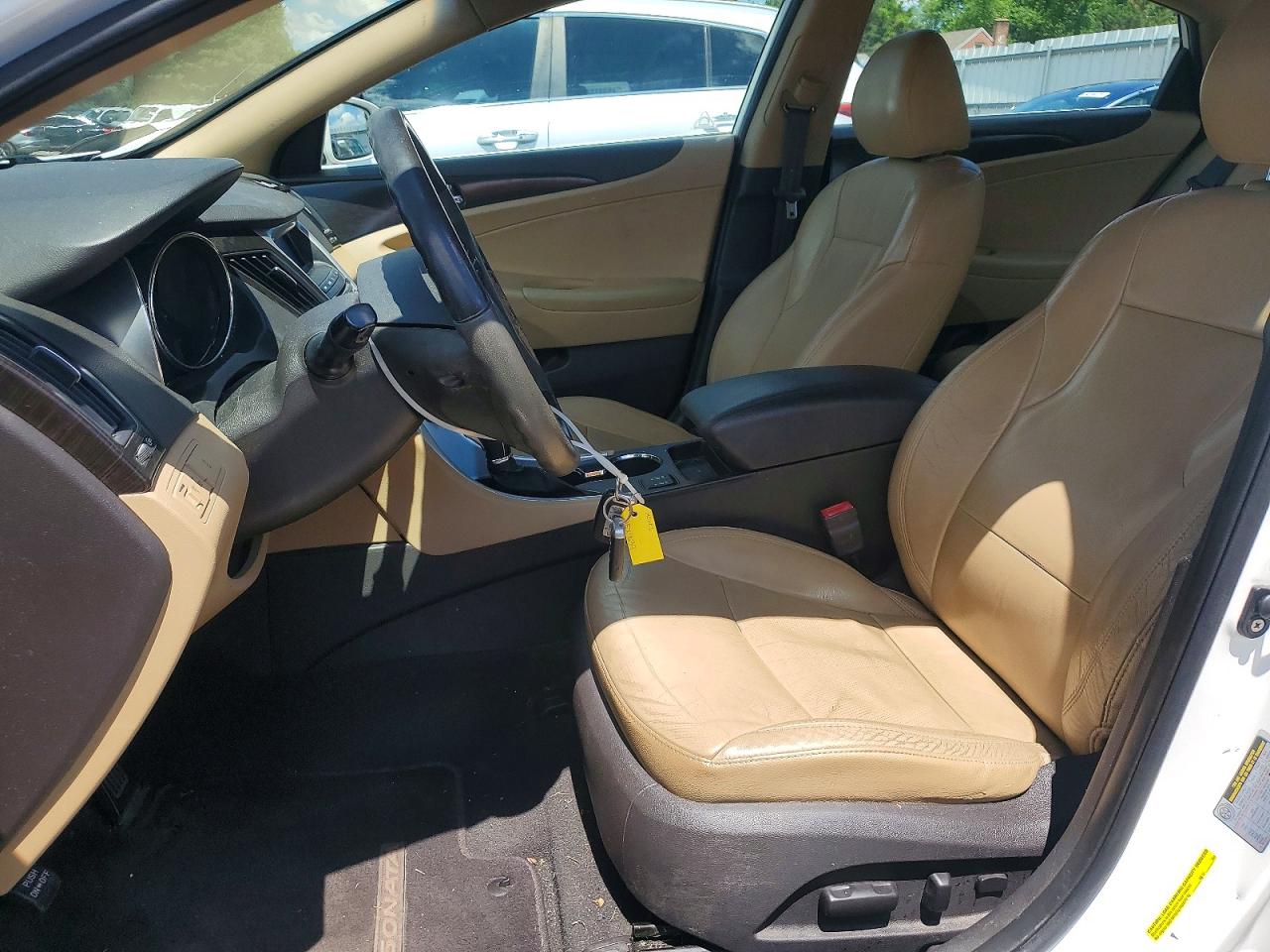 2011 Hyundai Sonata Limited White vin: 5NPEC4AC1BH242363