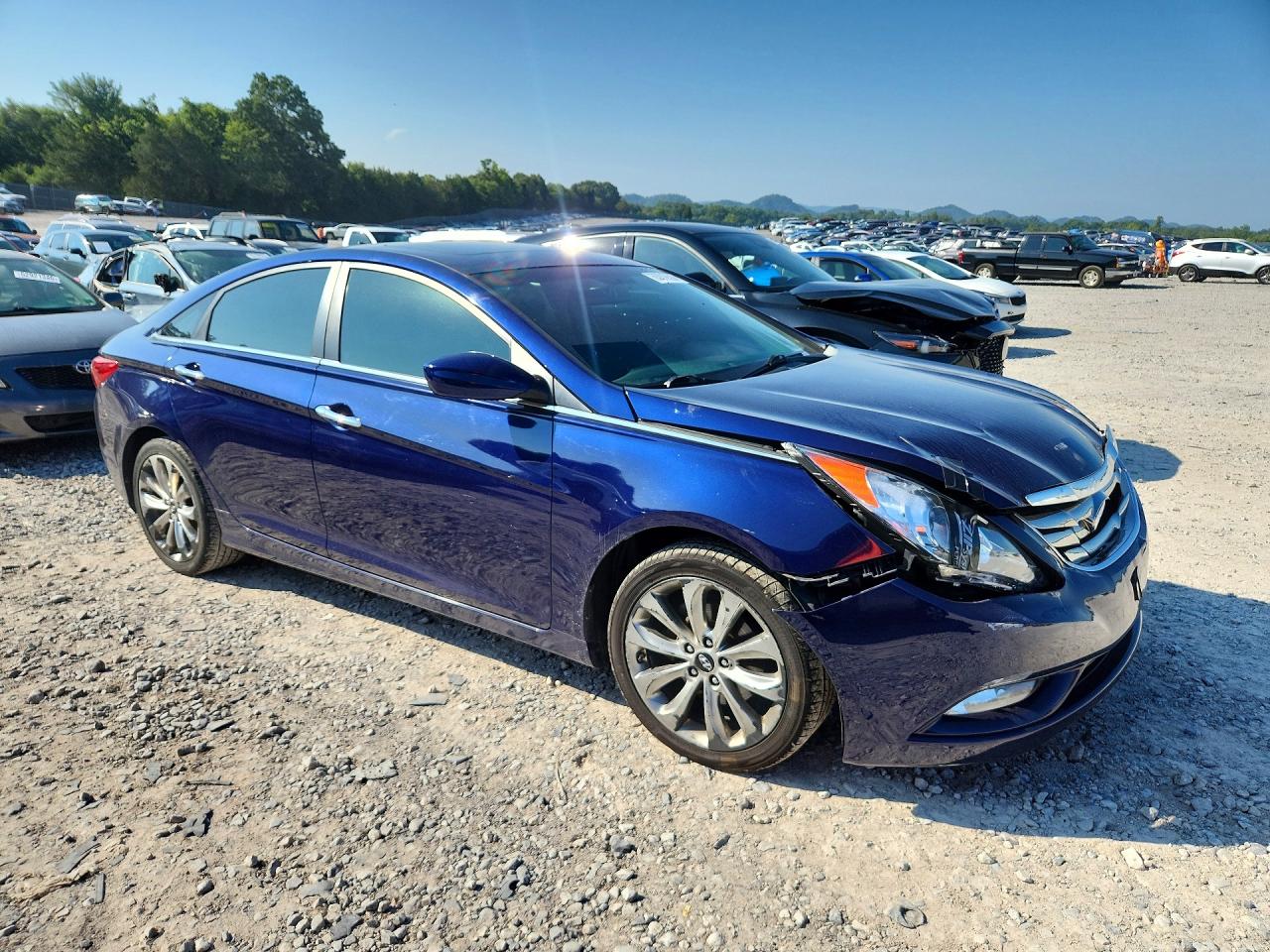 2011 Hyundai Sonata Se Blue vin: 5NPEC4AC1BH250804