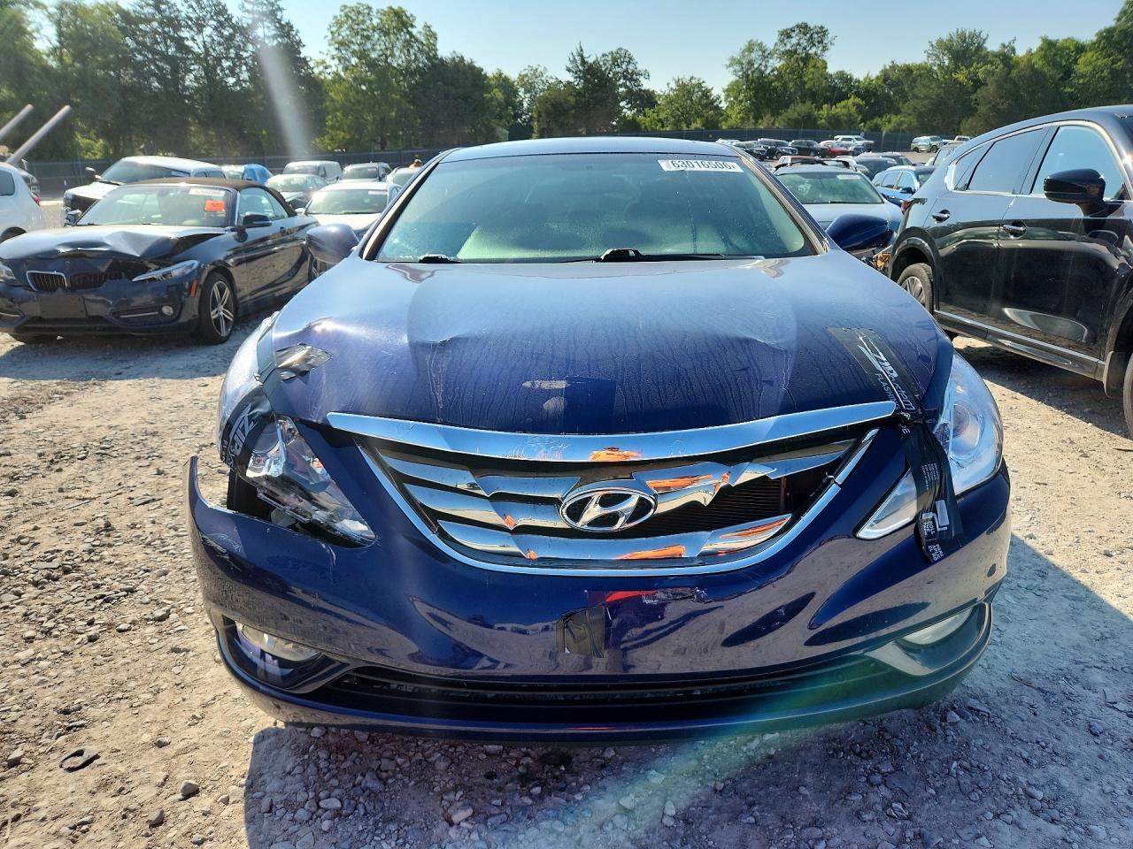 2011 Hyundai Sonata Se Blue vin: 5NPEC4AC1BH250804