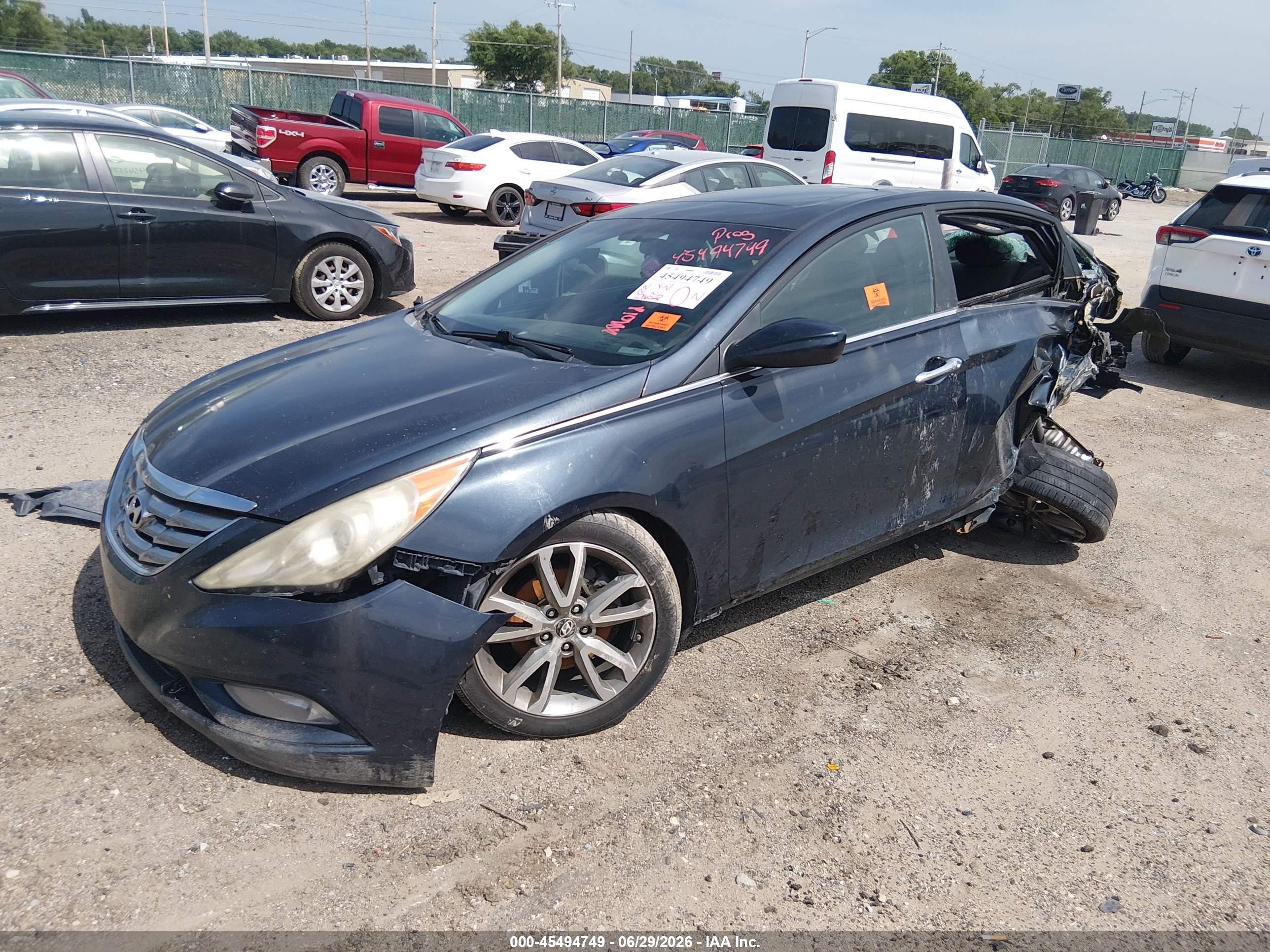 2011 Hyundai Sonata Se Blue vin: 5NPEC4AC1BH254240