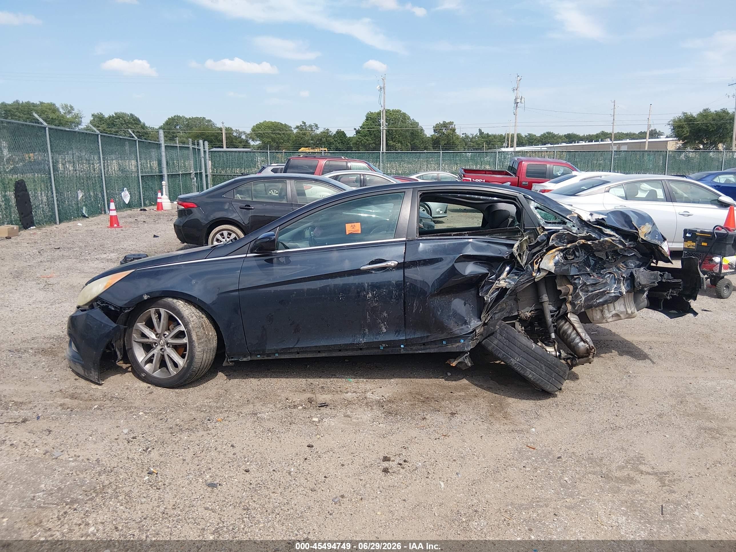 2011 Hyundai Sonata Se Blue vin: 5NPEC4AC1BH254240