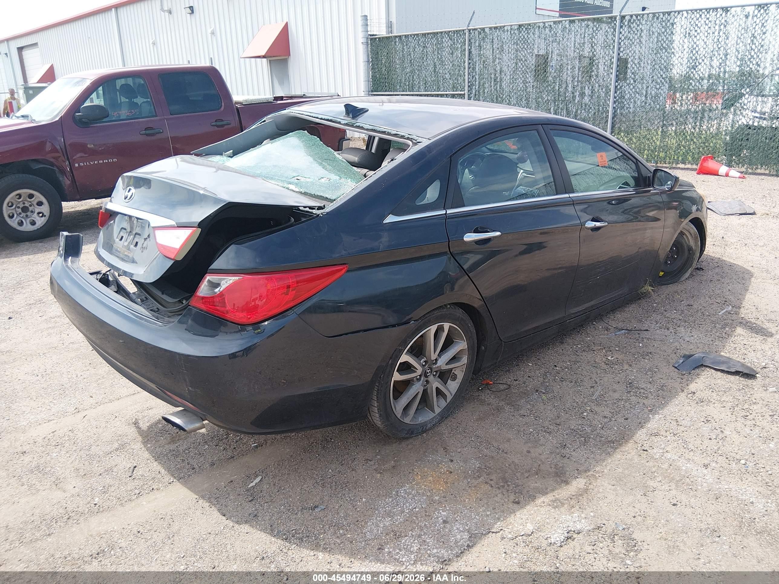 2011 Hyundai Sonata Se Blue vin: 5NPEC4AC1BH254240