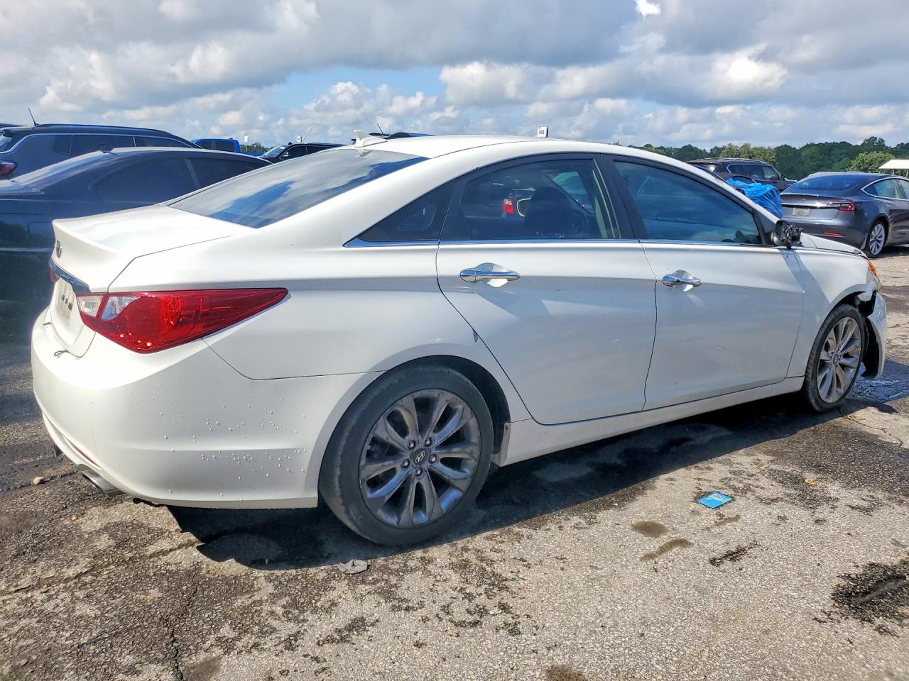 2011 Hyundai Sonata Se White vin: 5NPEC4AC1BH305798
