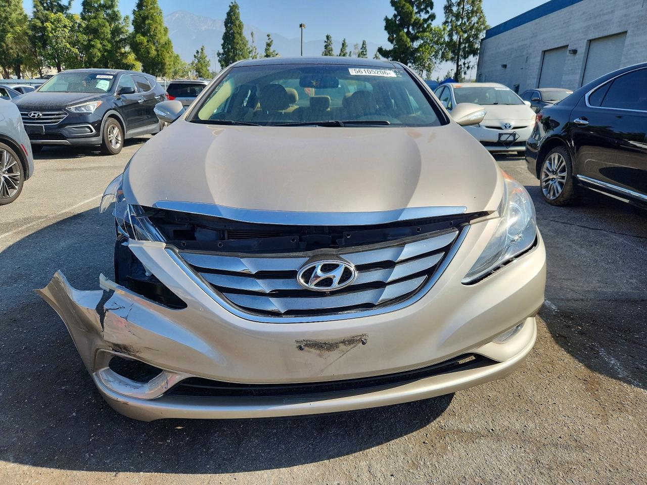 2012 Hyundai Sonata Limited Beige vin: 5NPEC4AC1CH321601