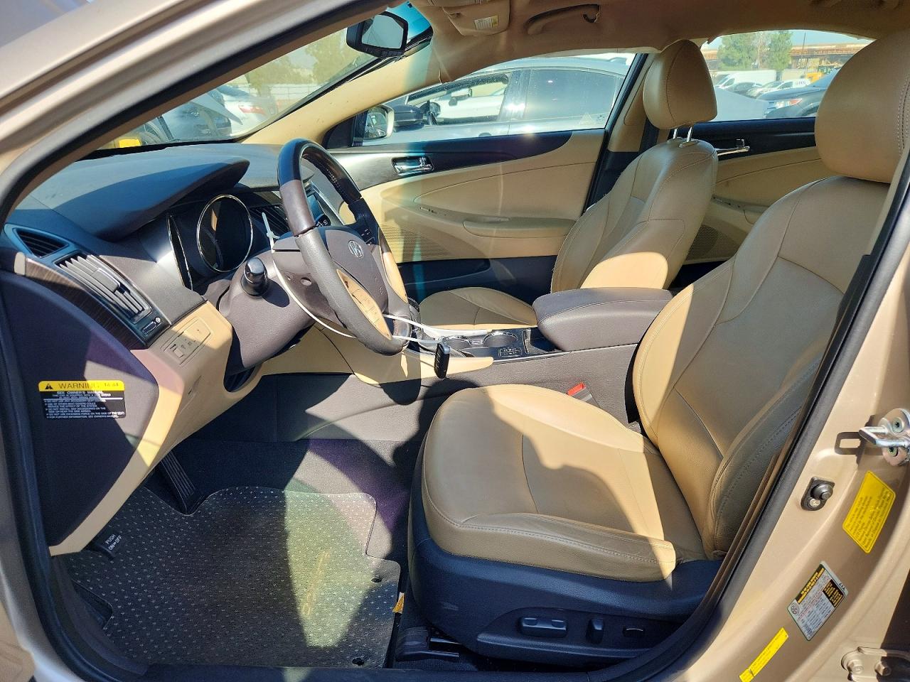 2012 Hyundai Sonata Limited Beige vin: 5NPEC4AC1CH321601