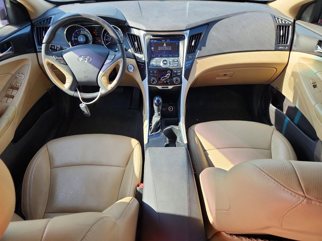 2012 Hyundai Sonata Limited Beige vin: 5NPEC4AC1CH321601