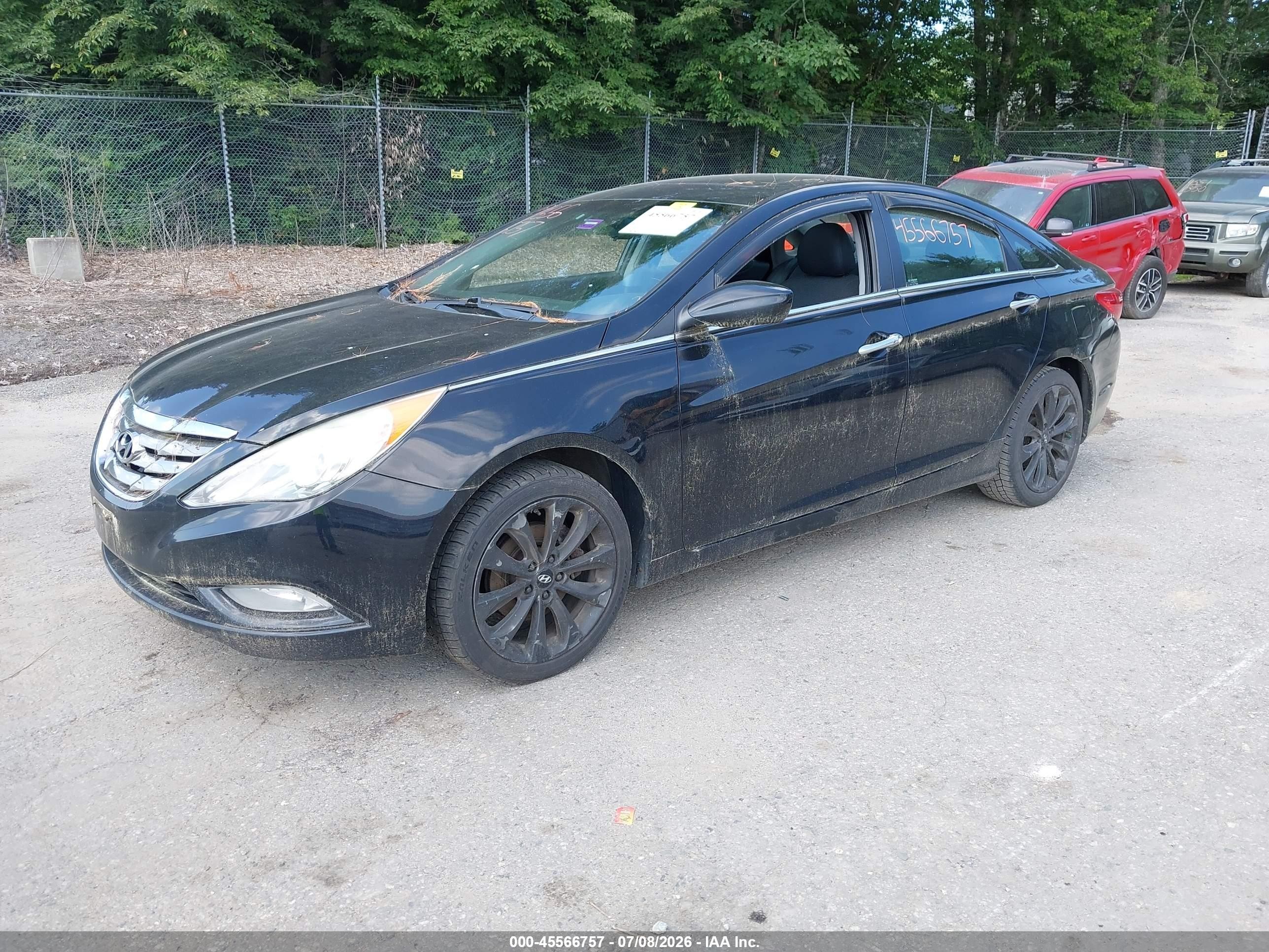 2012 Hyundai Sonata Se Black vin: 5NPEC4AC1CH329343
