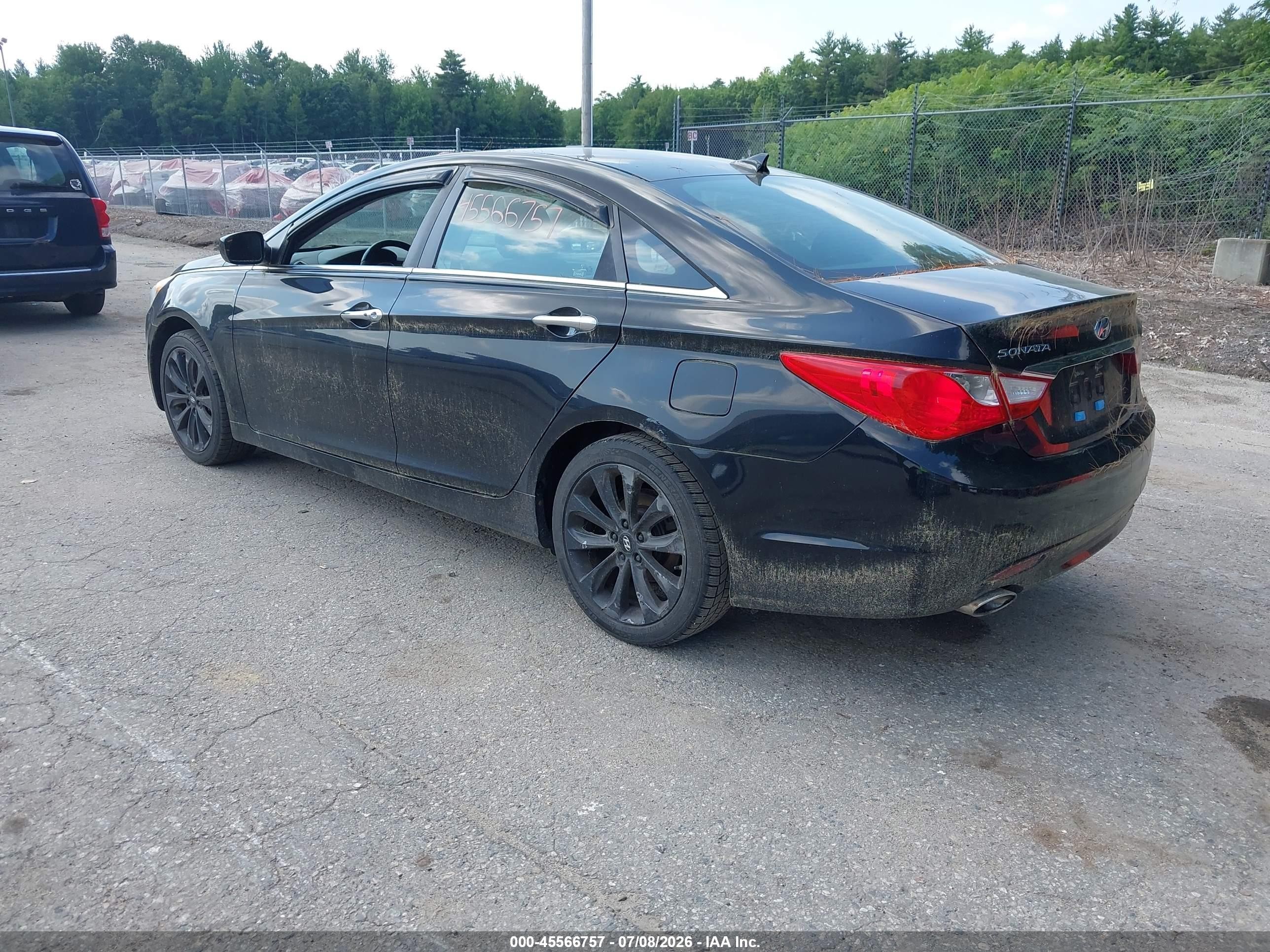 2012 Hyundai Sonata Se Black vin: 5NPEC4AC1CH329343