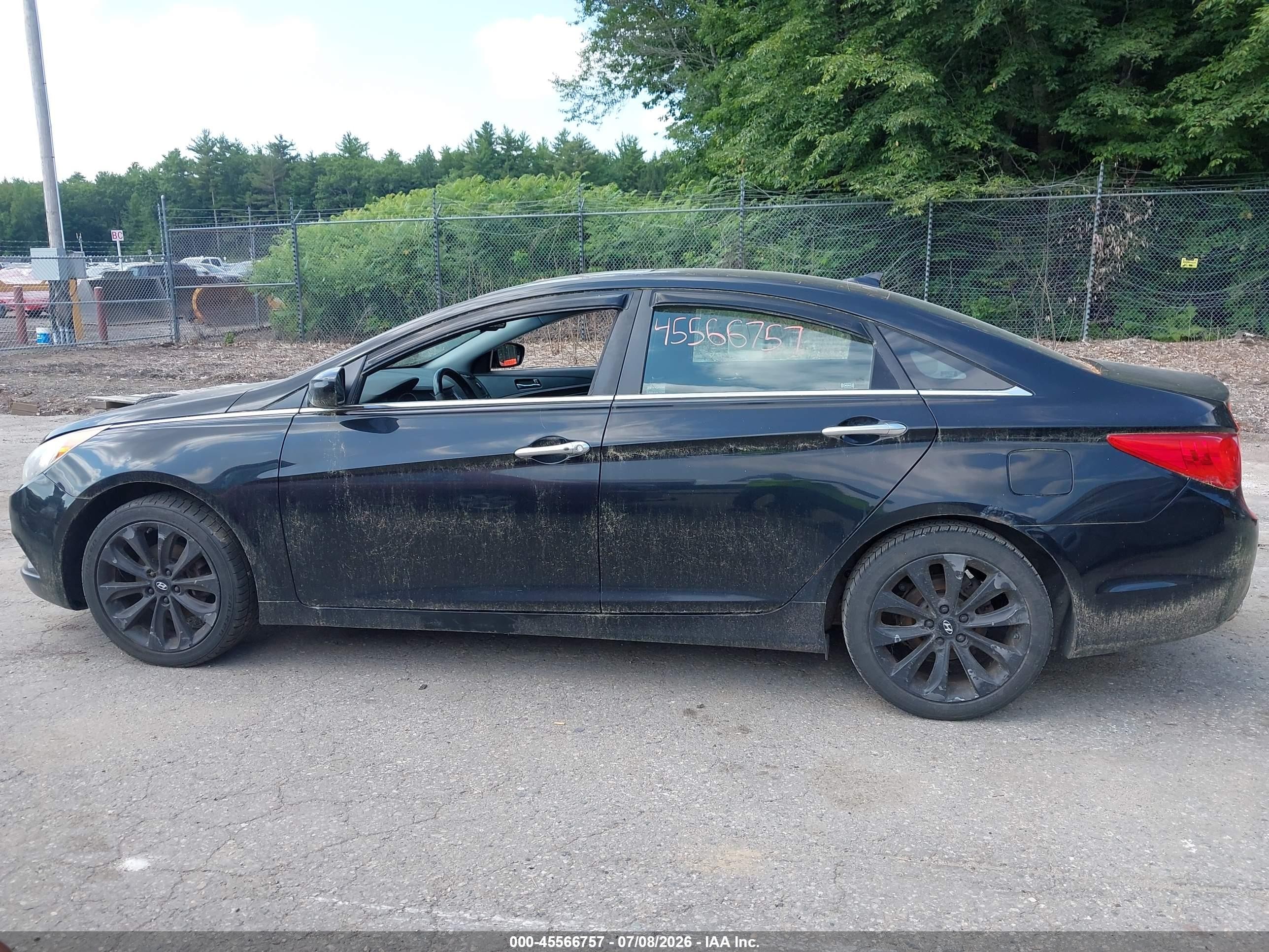 2012 Hyundai Sonata Se Black vin: 5NPEC4AC1CH329343
