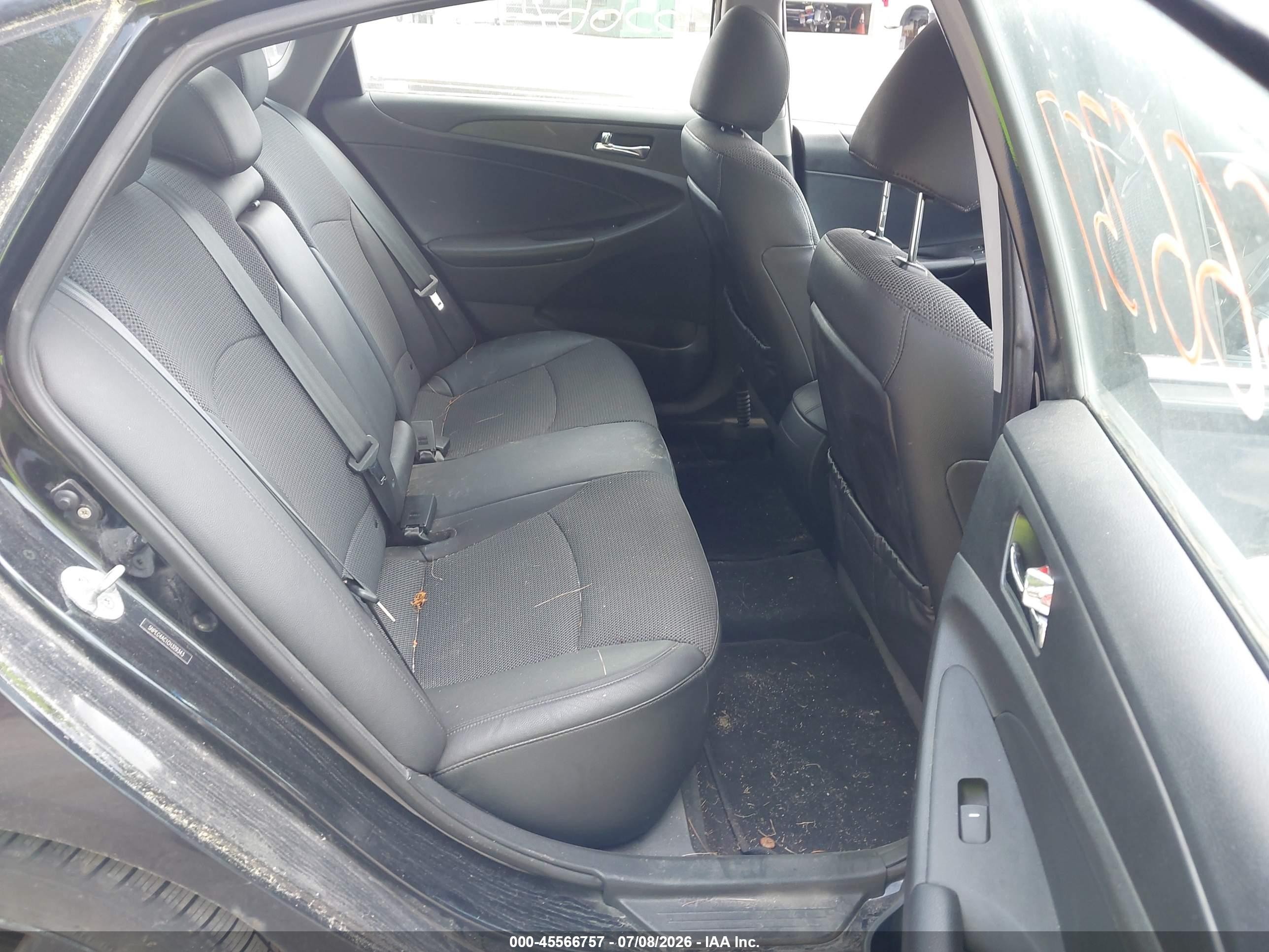2012 Hyundai Sonata Se Black vin: 5NPEC4AC1CH329343