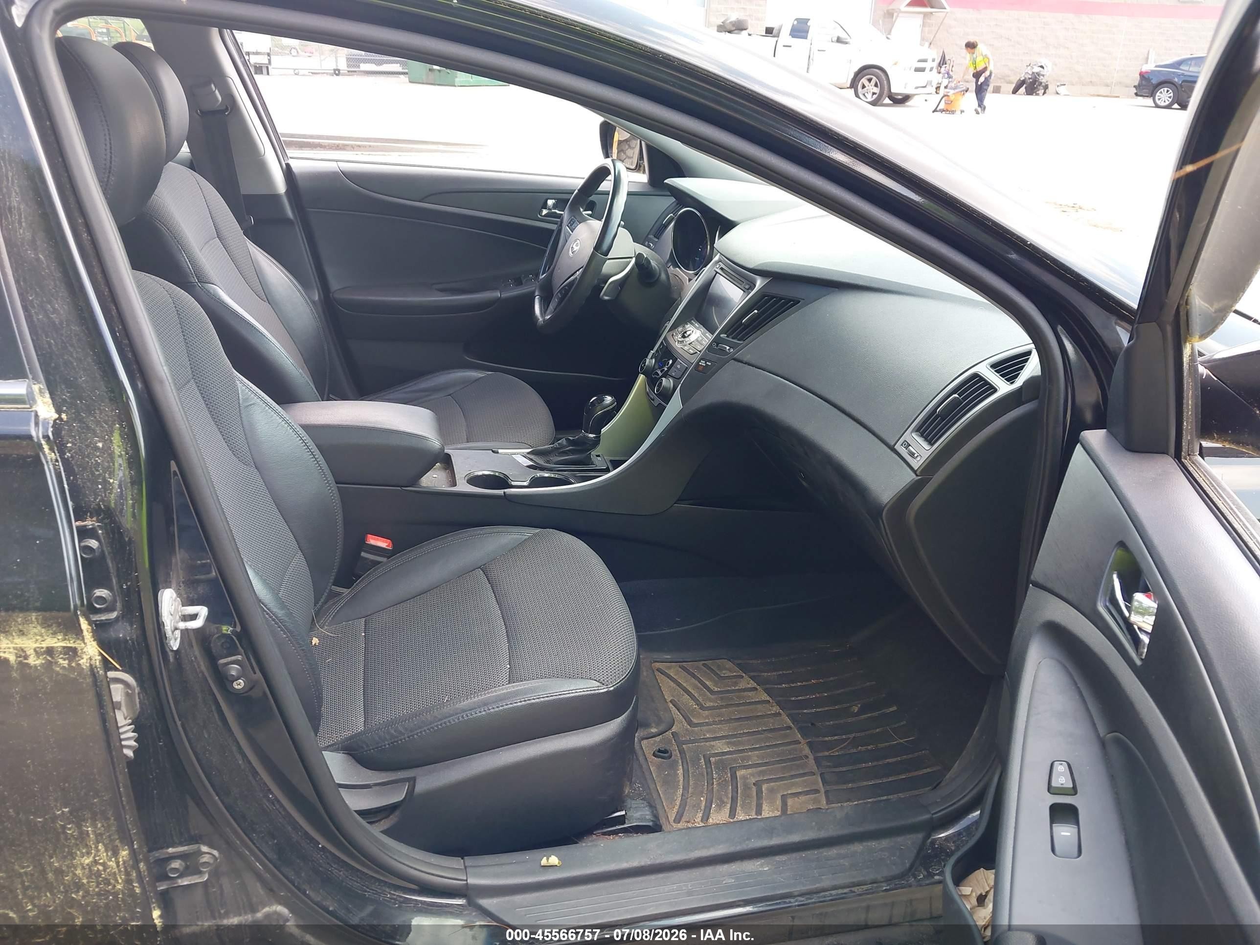 2012 Hyundai Sonata Se Black vin: 5NPEC4AC1CH329343