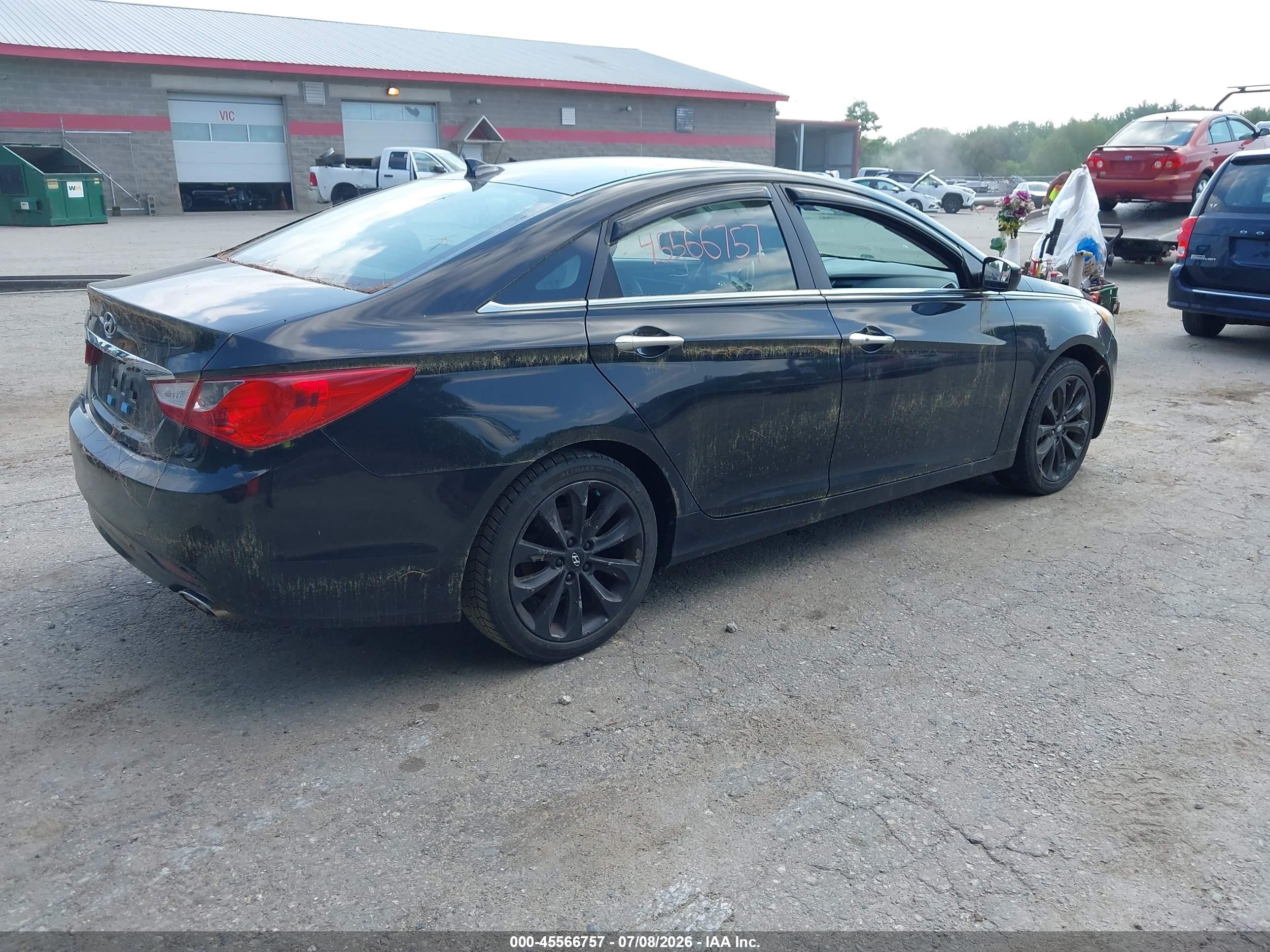 2012 Hyundai Sonata Se Black vin: 5NPEC4AC1CH329343
