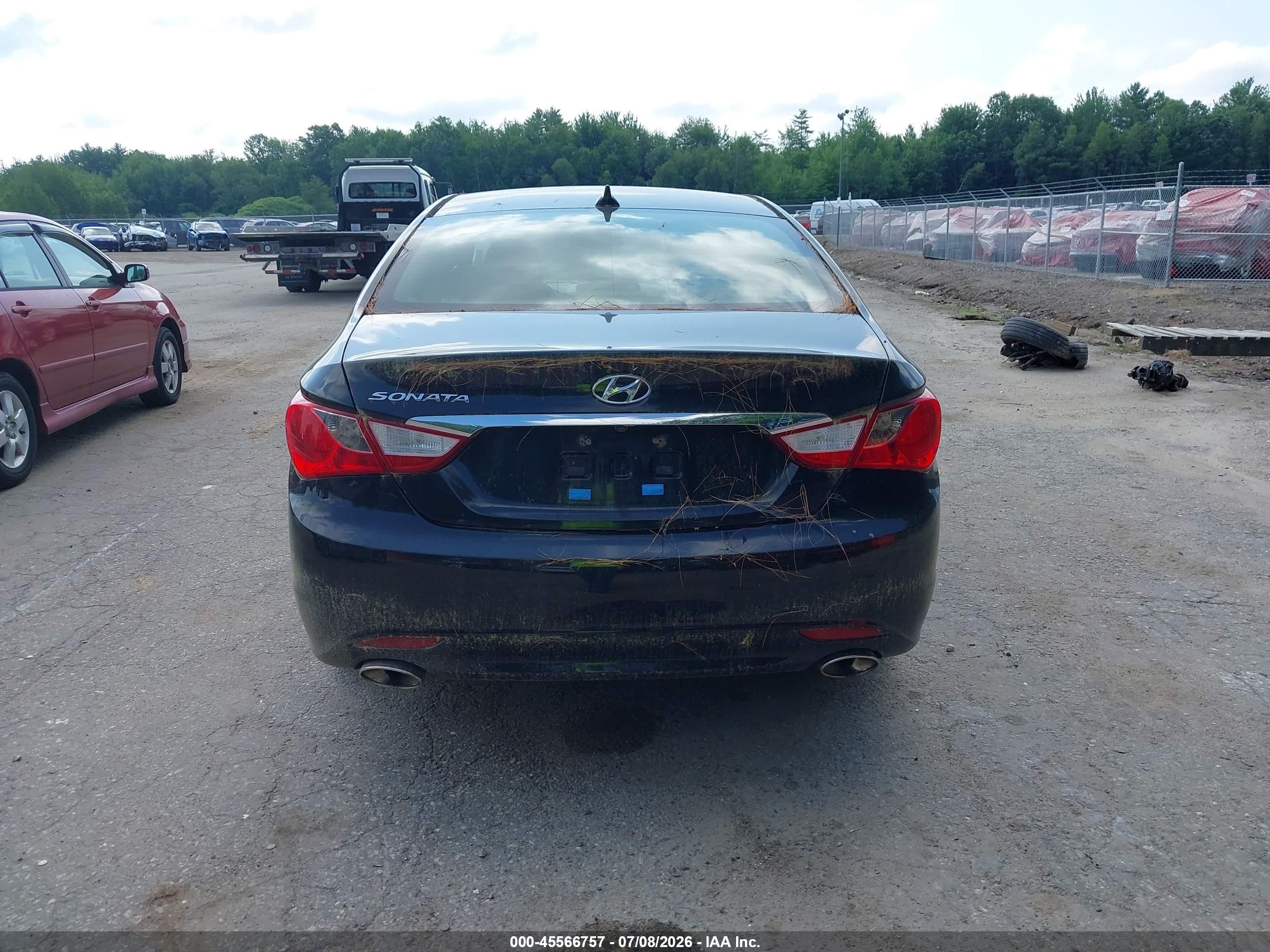 2012 Hyundai Sonata Se Black vin: 5NPEC4AC1CH329343
