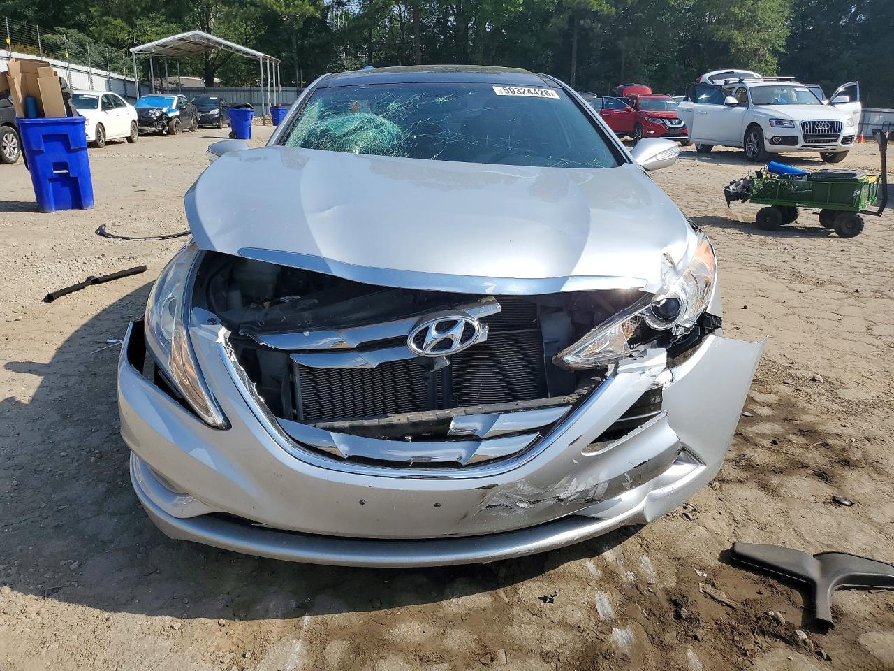 2012 Hyundai Sonata Limited Silver vin: 5NPEC4AC1CH330329