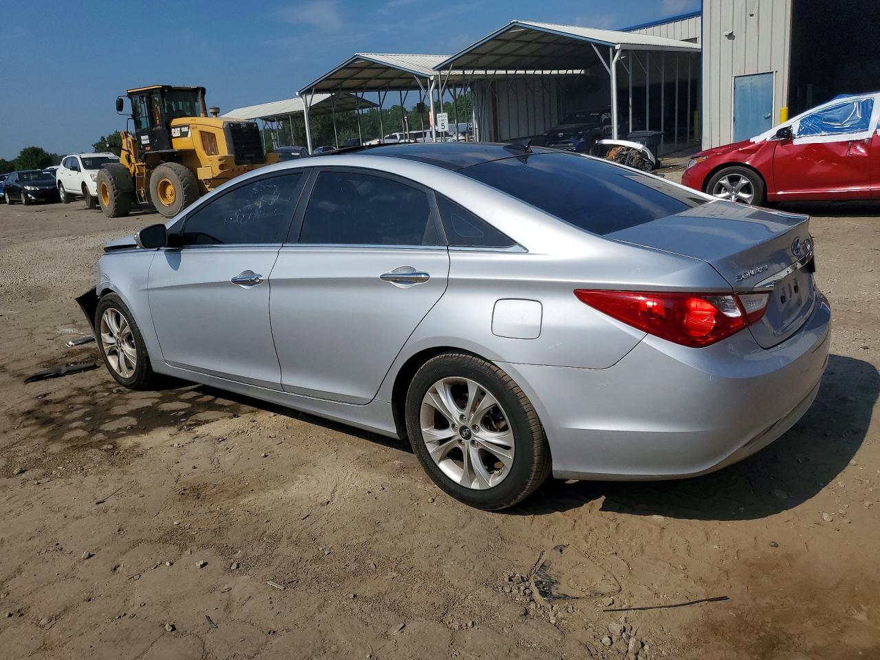 2012 Hyundai Sonata Limited Silver vin: 5NPEC4AC1CH330329