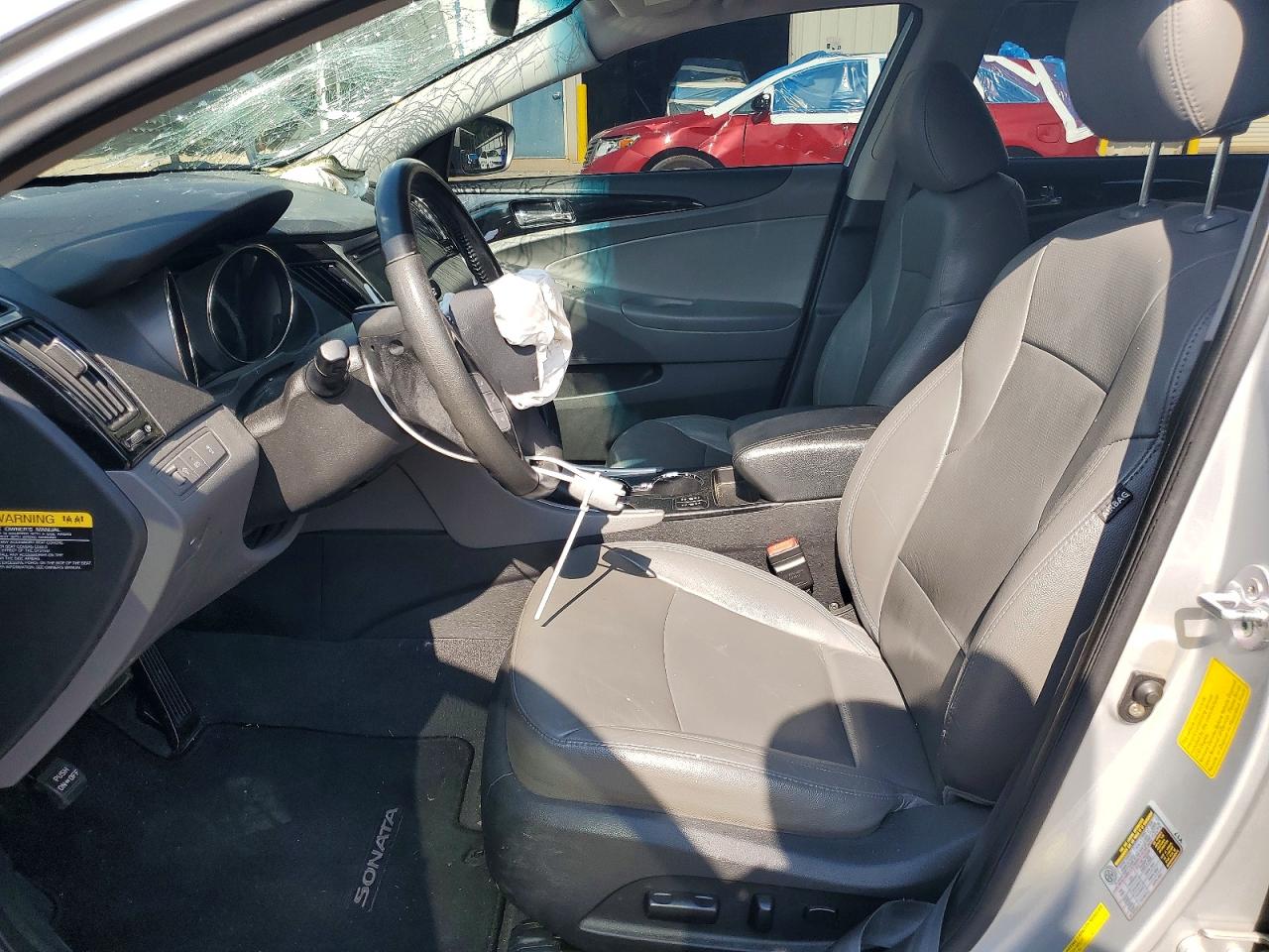 2012 Hyundai Sonata Limited Silver vin: 5NPEC4AC1CH330329
