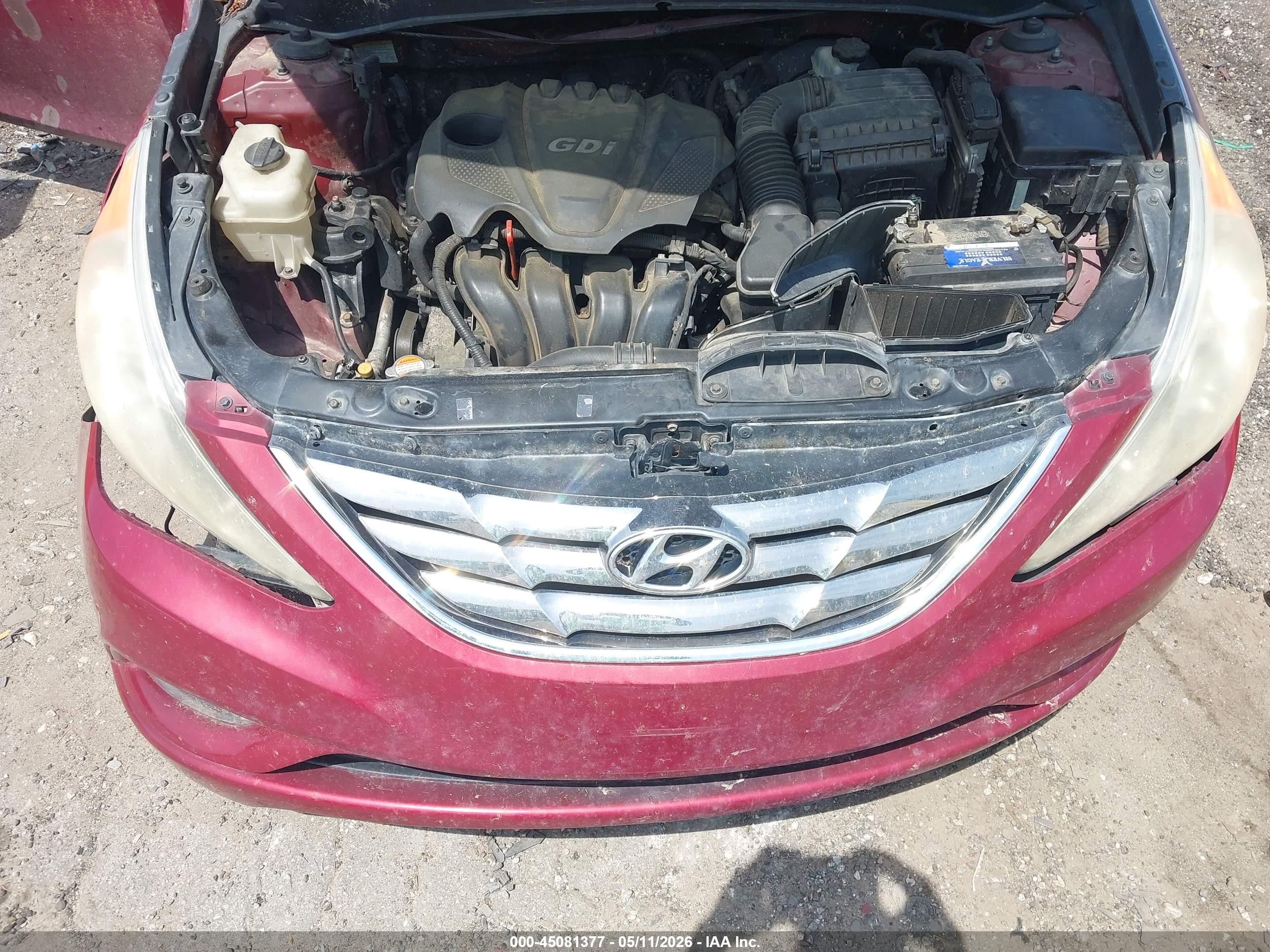 2012 Hyundai Sonata Se Red vin: 5NPEC4AC1CH338933