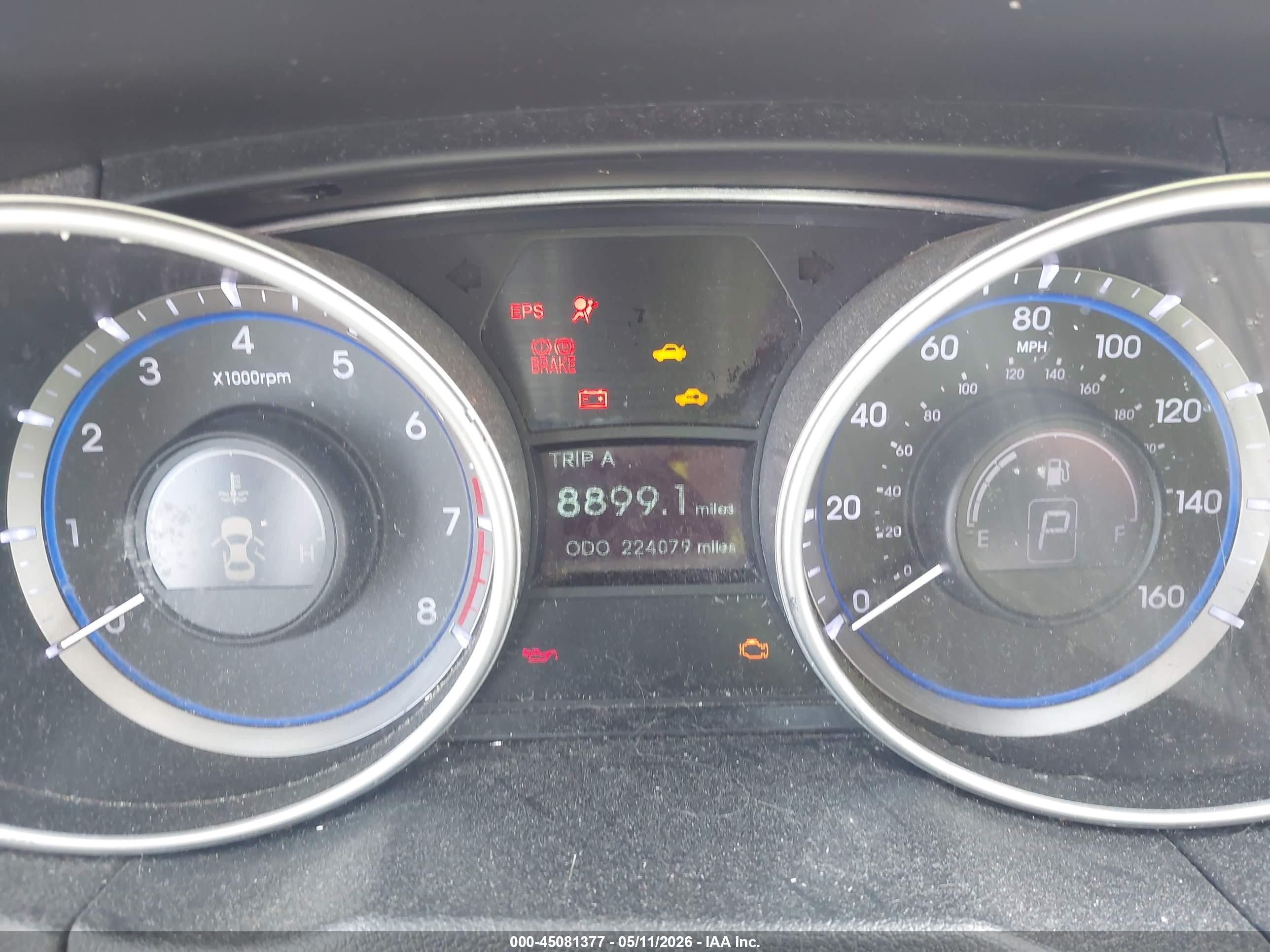 2012 Hyundai Sonata Se Red vin: 5NPEC4AC1CH338933