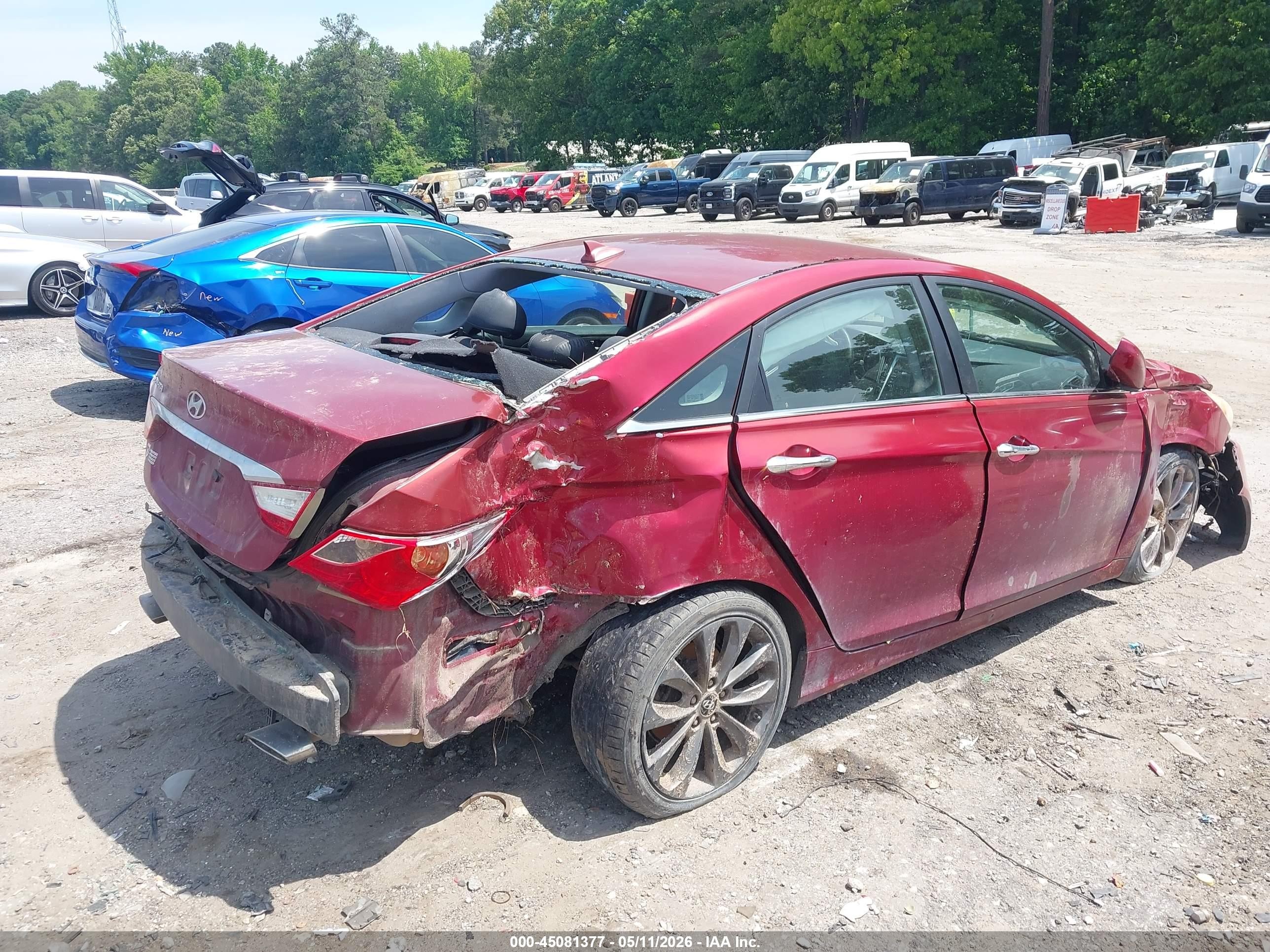 2012 Hyundai Sonata Se Red vin: 5NPEC4AC1CH338933