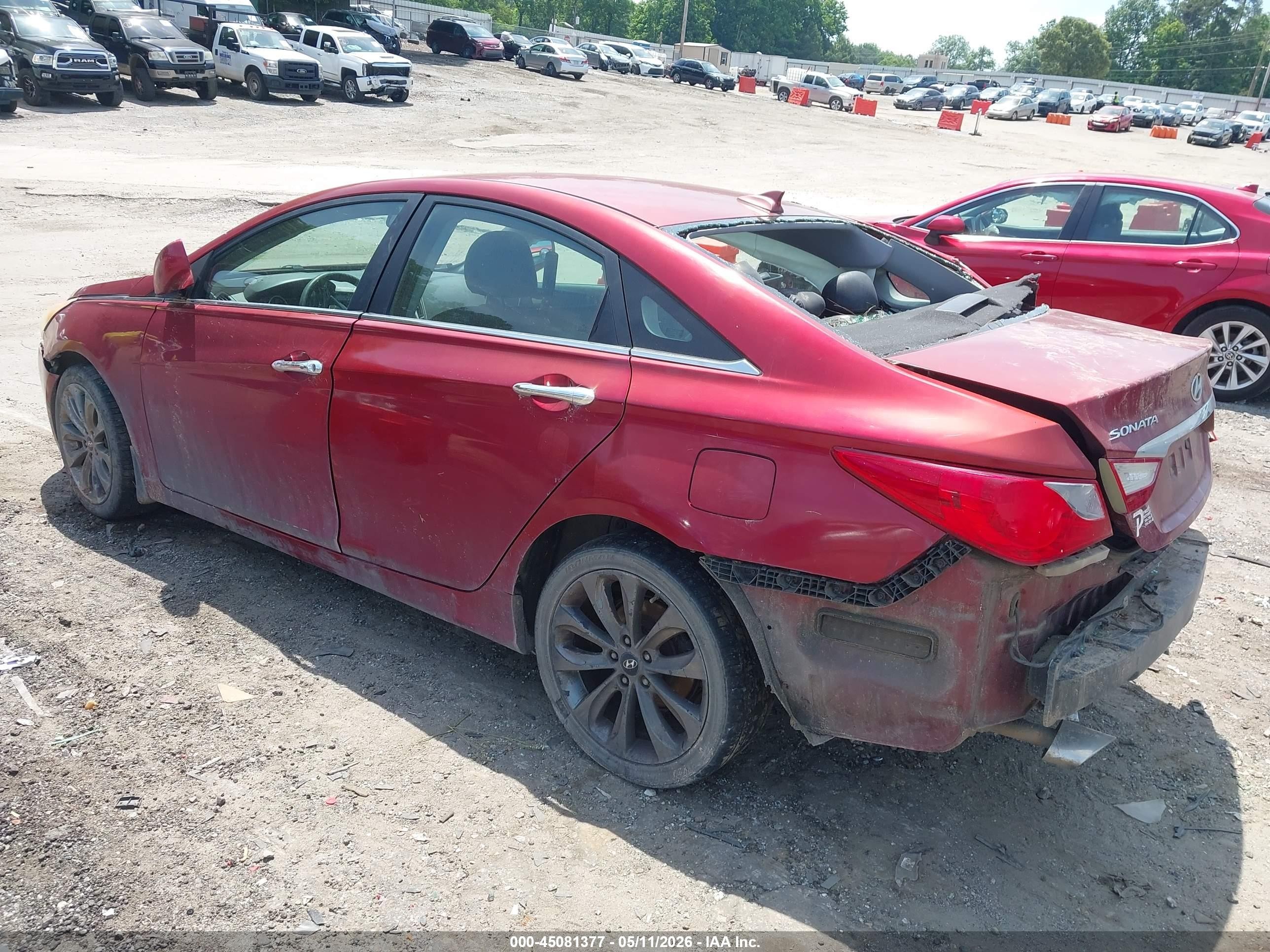 2012 Hyundai Sonata Se Red vin: 5NPEC4AC1CH338933