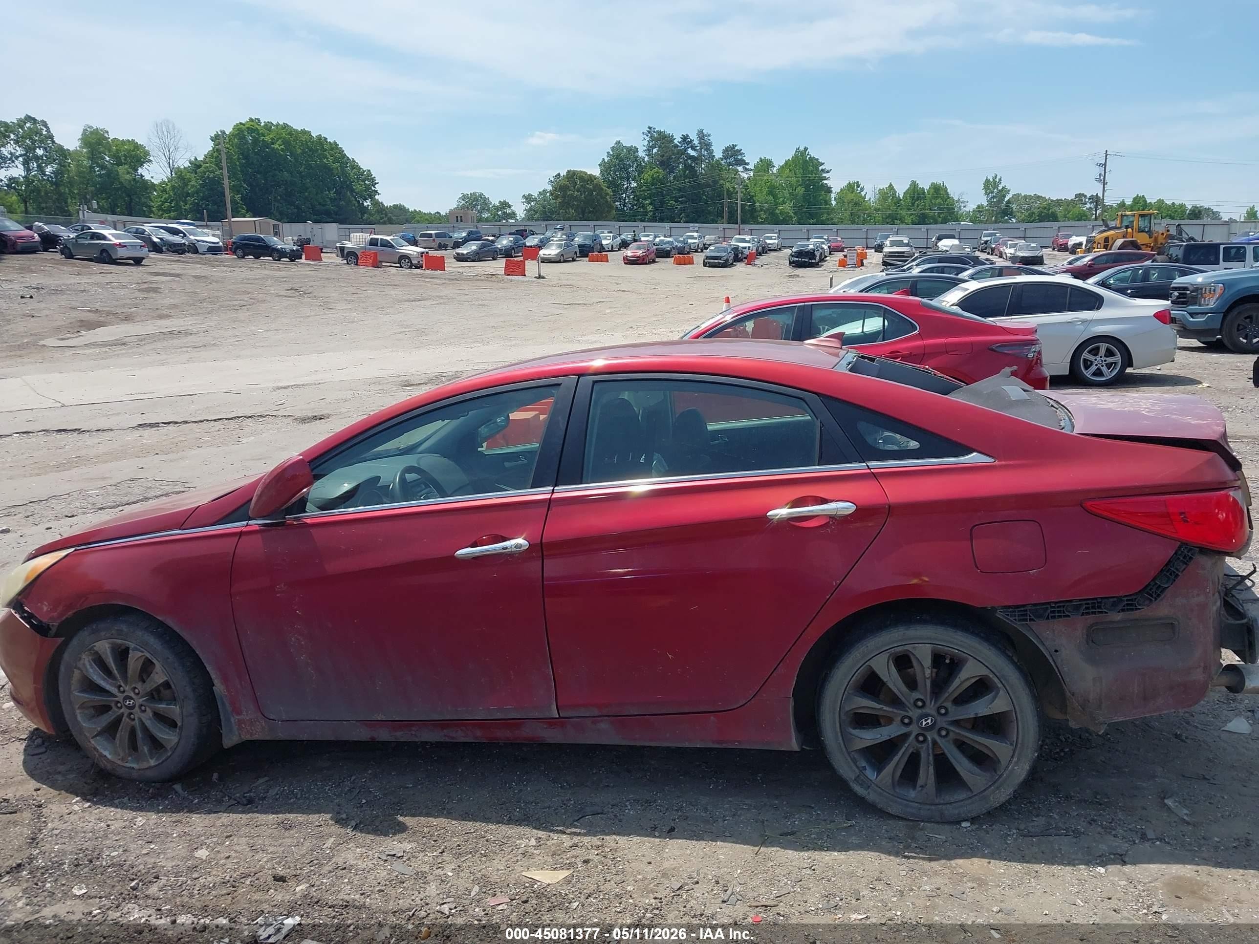 2012 Hyundai Sonata Se Red vin: 5NPEC4AC1CH338933