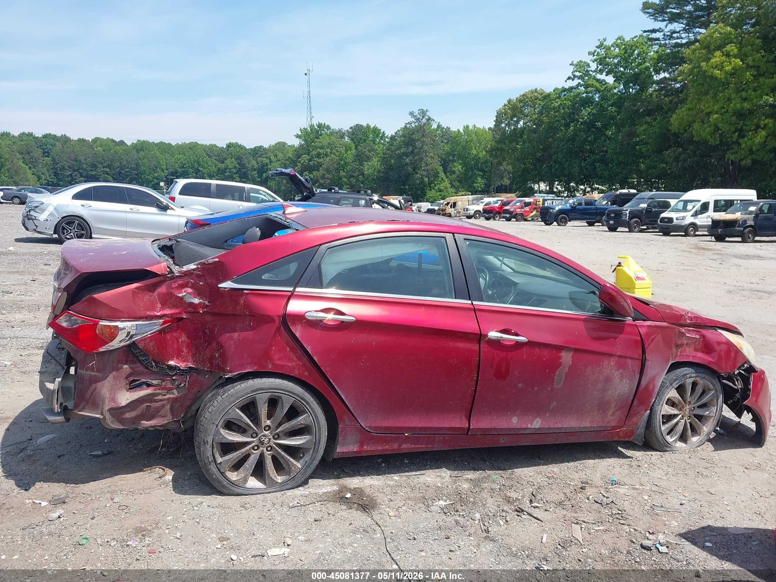 2012 Hyundai Sonata Se Red vin: 5NPEC4AC1CH338933