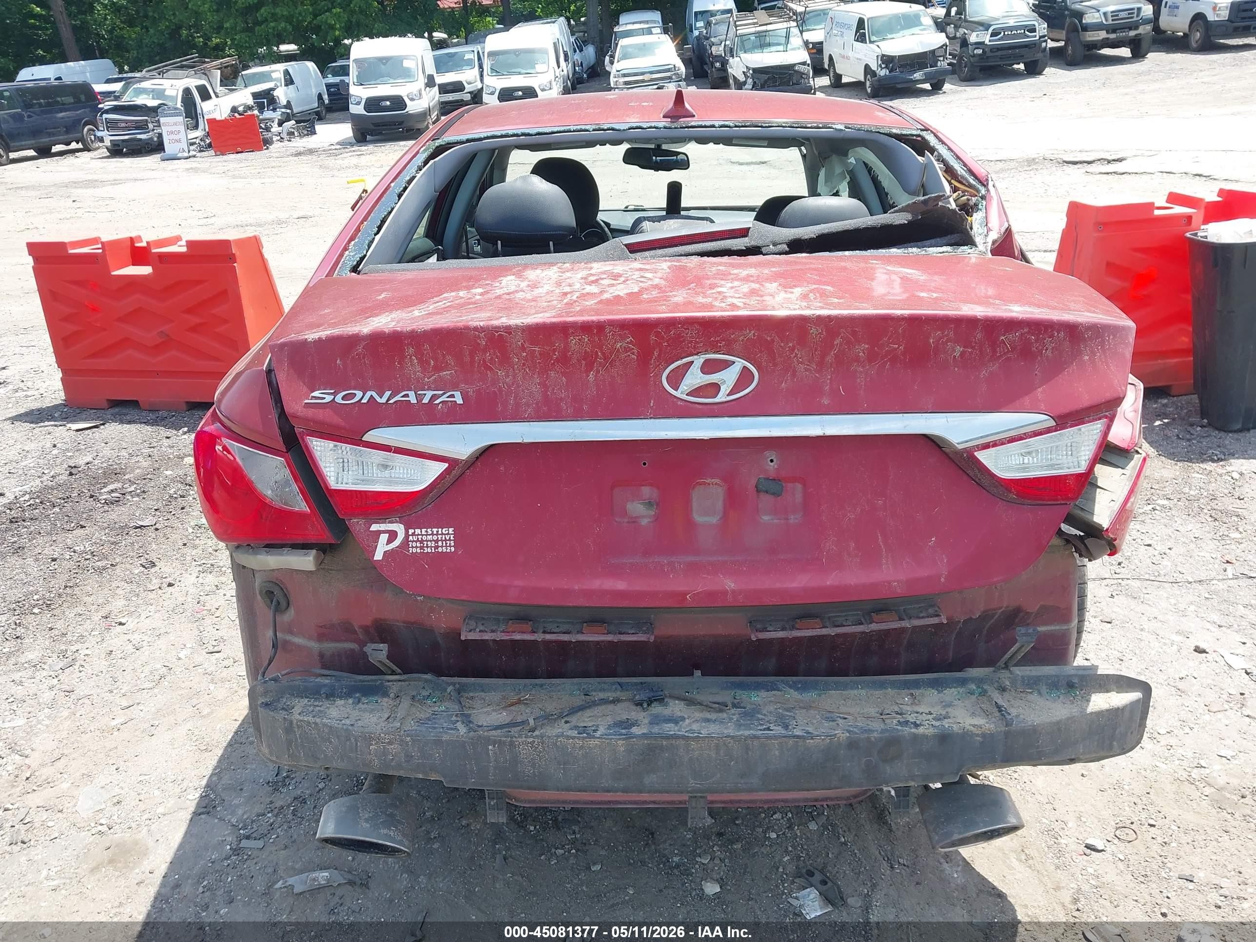 2012 Hyundai Sonata Se Red vin: 5NPEC4AC1CH338933