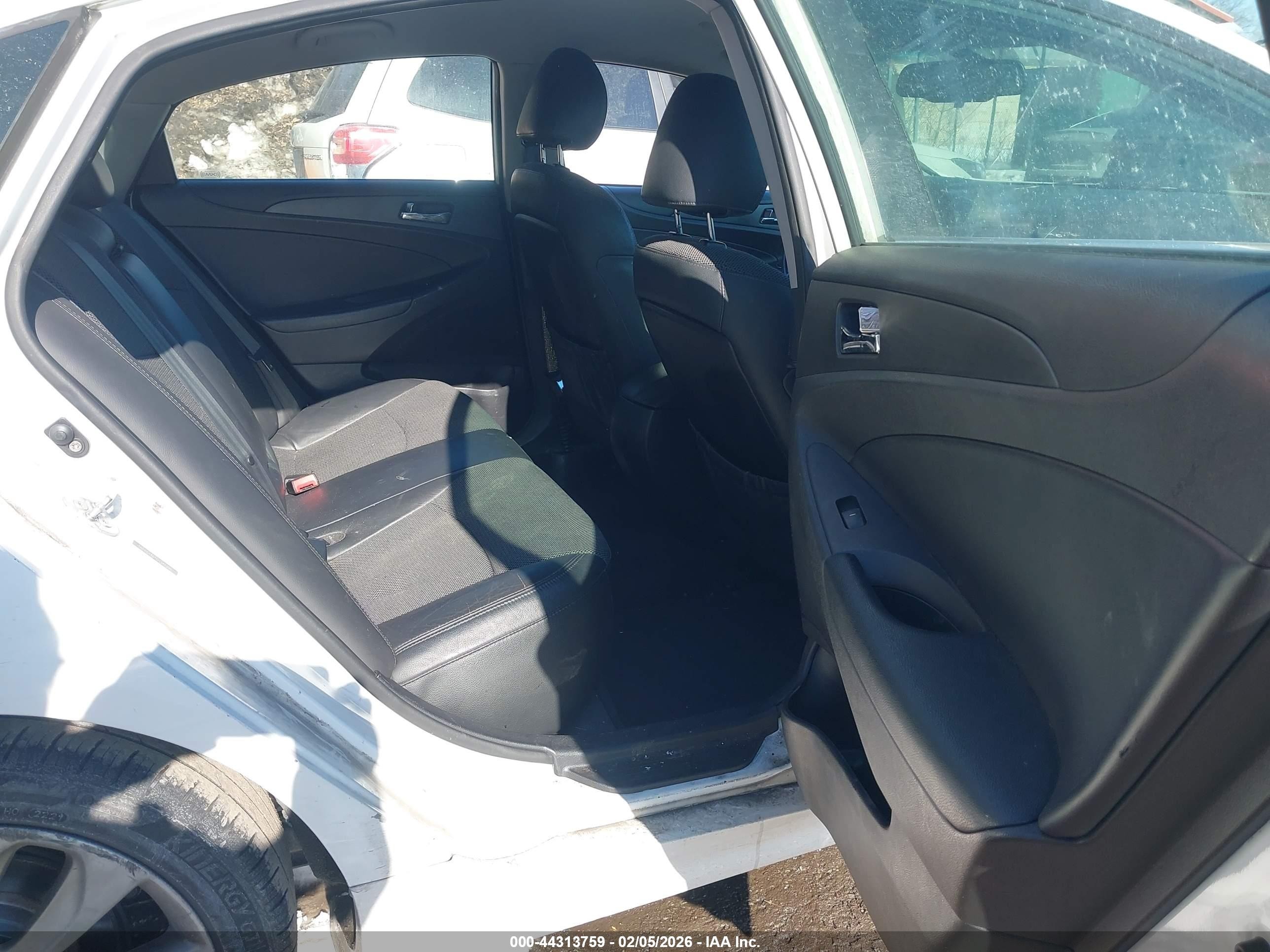 2012 Hyundai Sonata Se White vin: 5NPEC4AC1CH349950