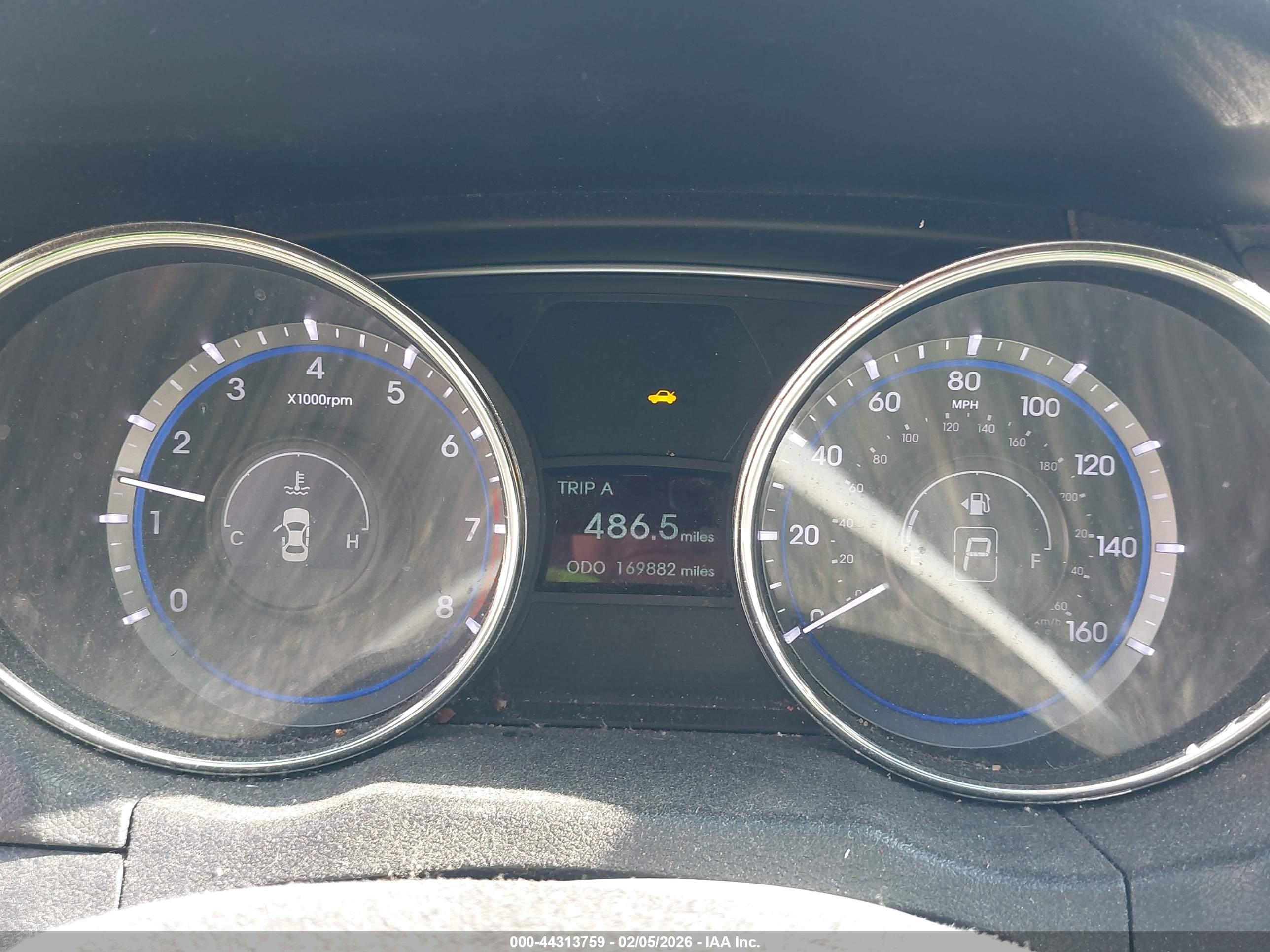 2012 Hyundai Sonata Se White vin: 5NPEC4AC1CH349950