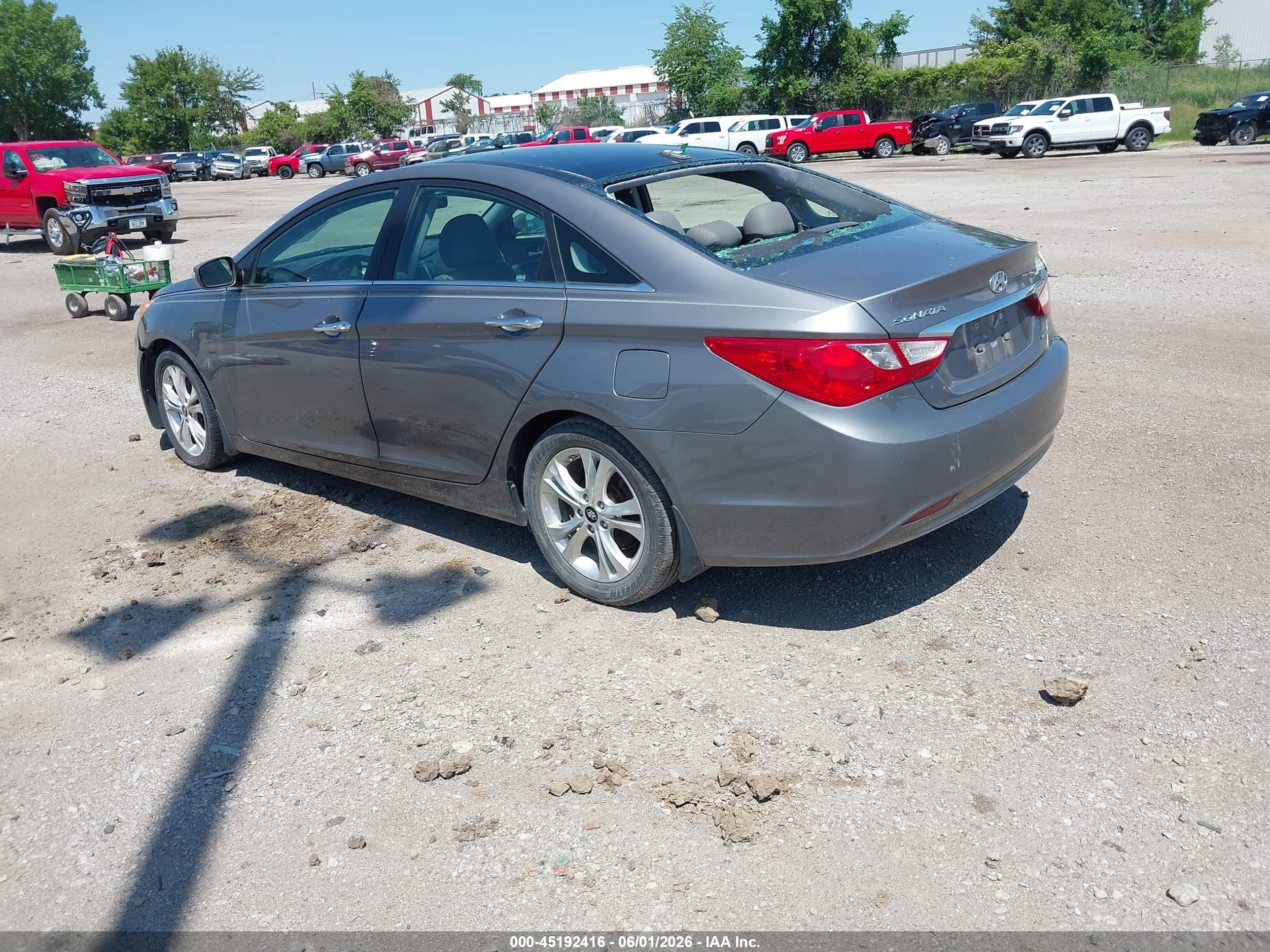 2012 Hyundai Sonata Limited Silver vin: 5NPEC4AC1CH351147