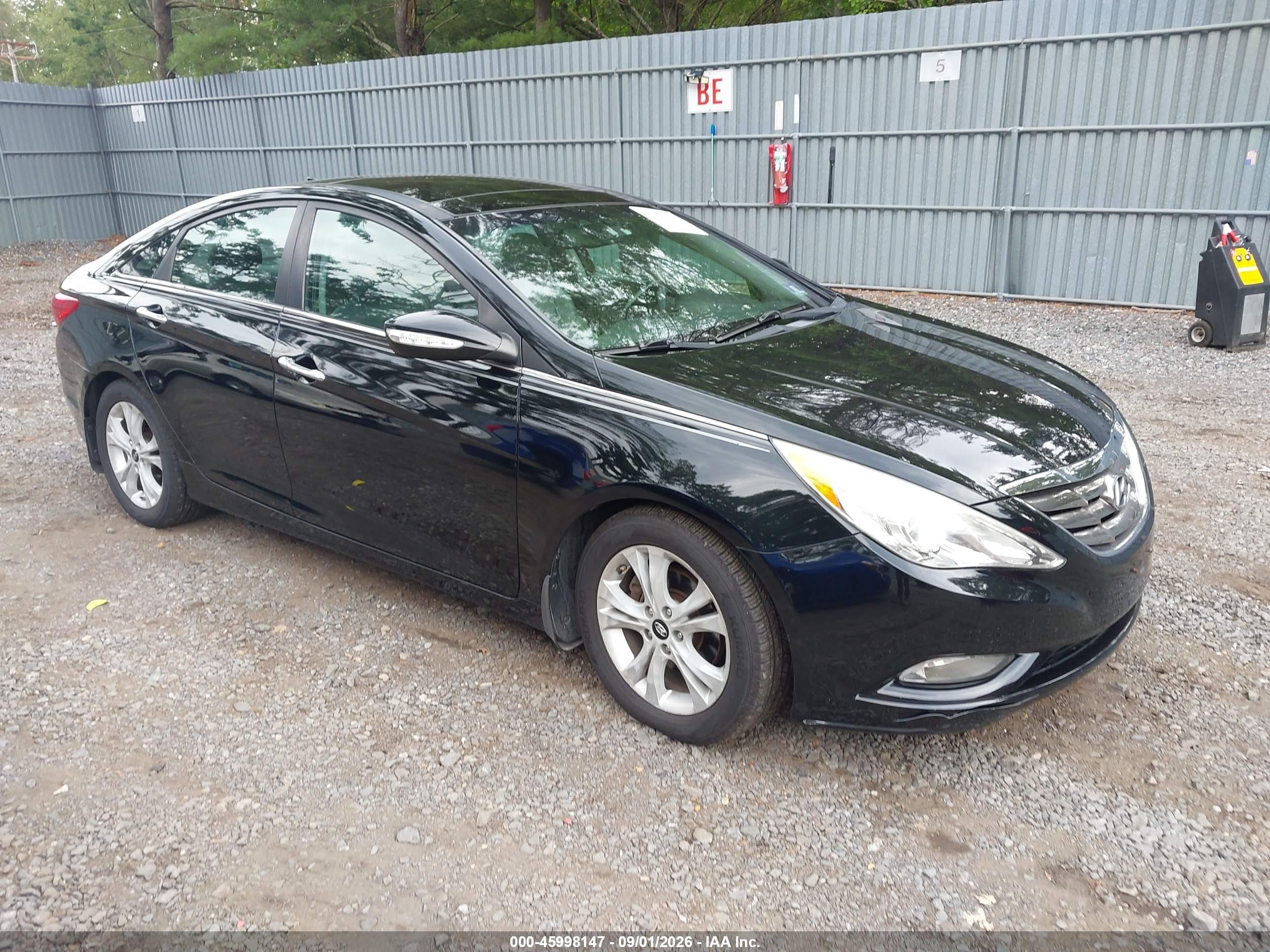 2012 Hyundai Sonata Limited Black vin: 5NPEC4AC1CH353531