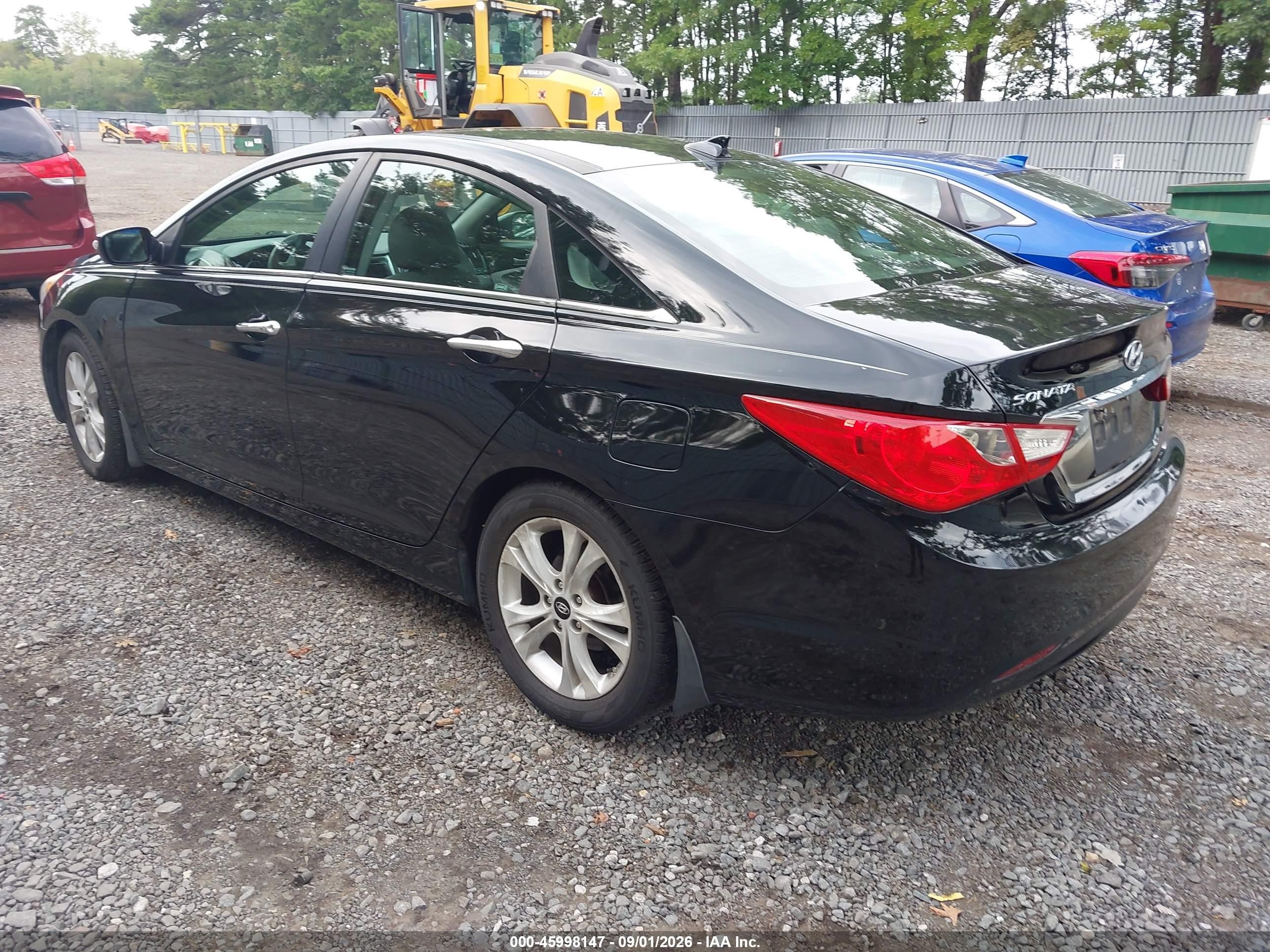2012 Hyundai Sonata Limited Black vin: 5NPEC4AC1CH353531