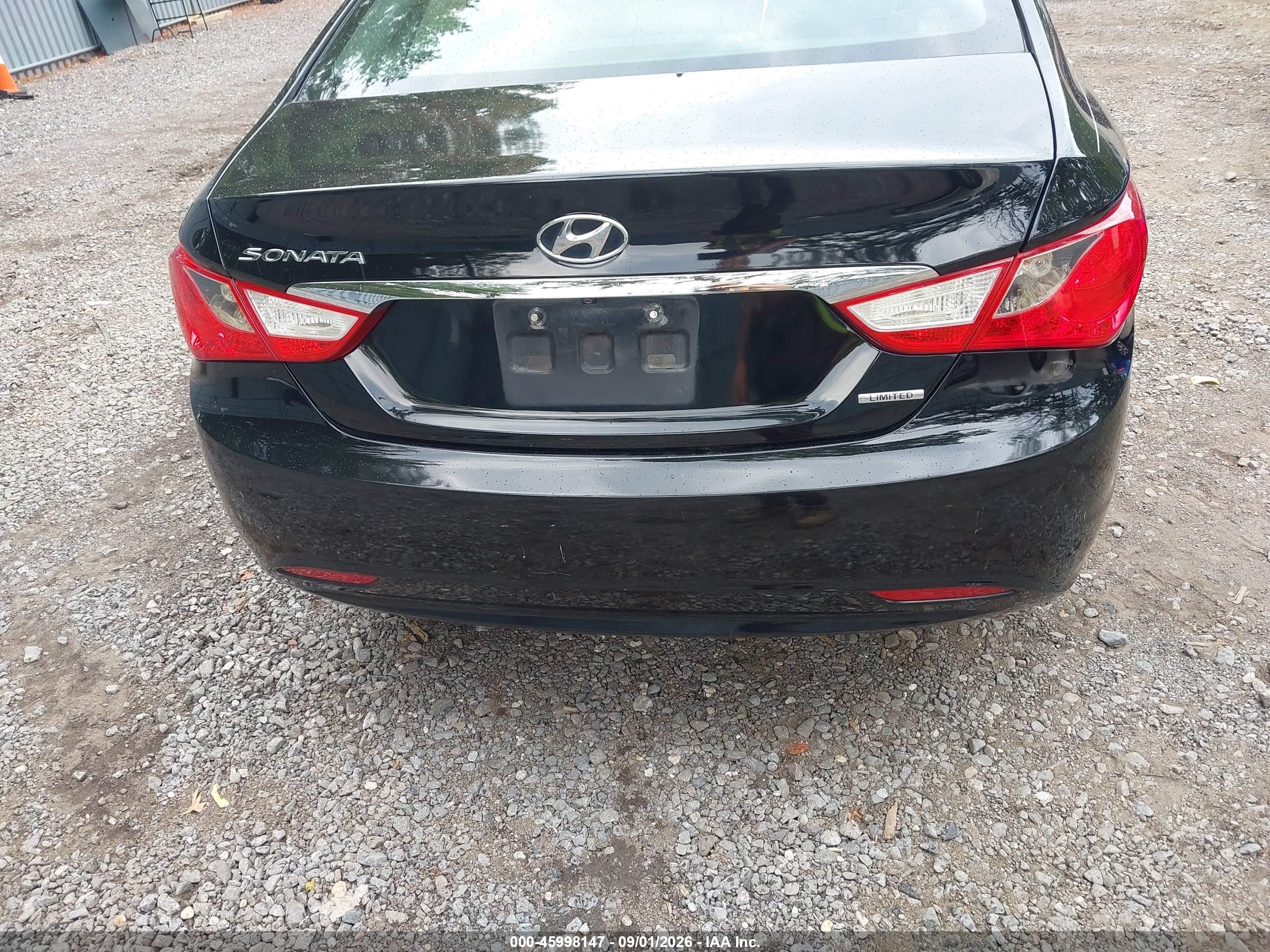 2012 Hyundai Sonata Limited Black vin: 5NPEC4AC1CH353531