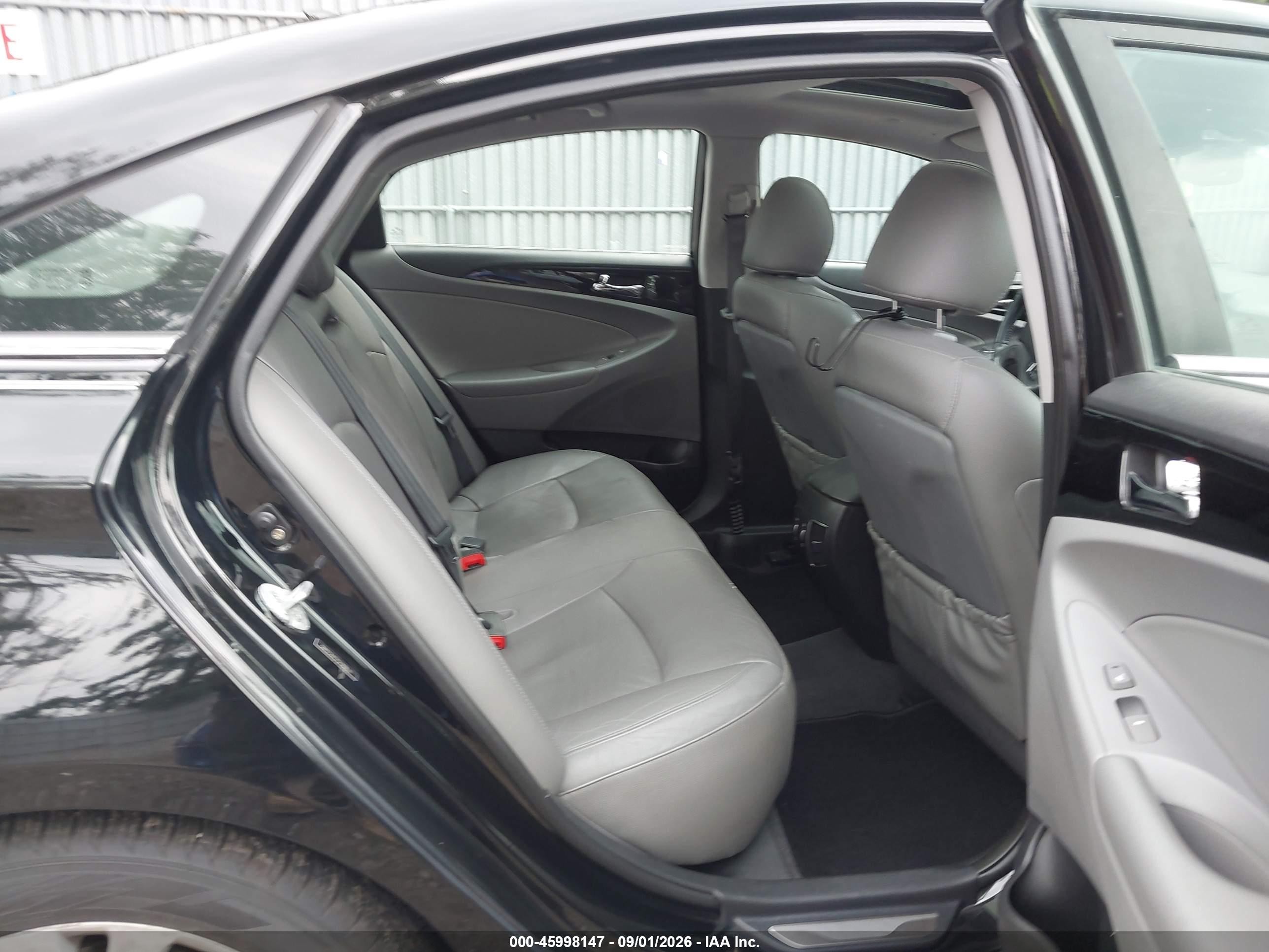 2012 Hyundai Sonata Limited Black vin: 5NPEC4AC1CH353531