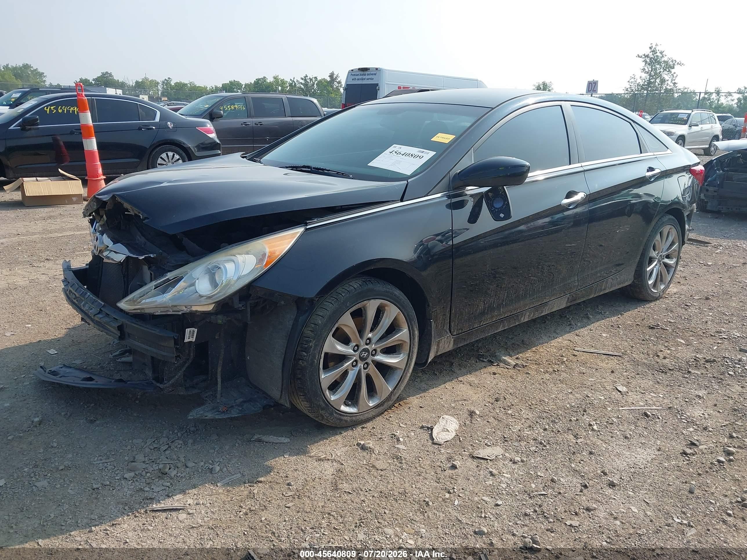 2012 Hyundai Sonata Se Black vin: 5NPEC4AC1CH389087