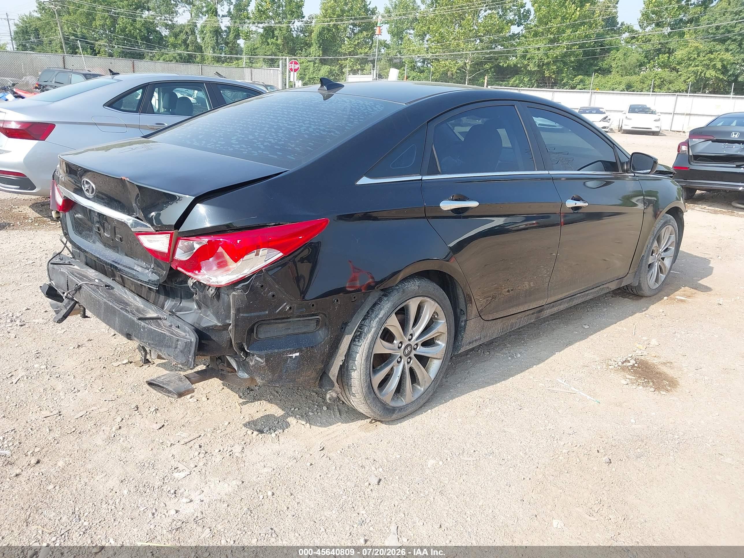 2012 Hyundai Sonata Se Black vin: 5NPEC4AC1CH389087