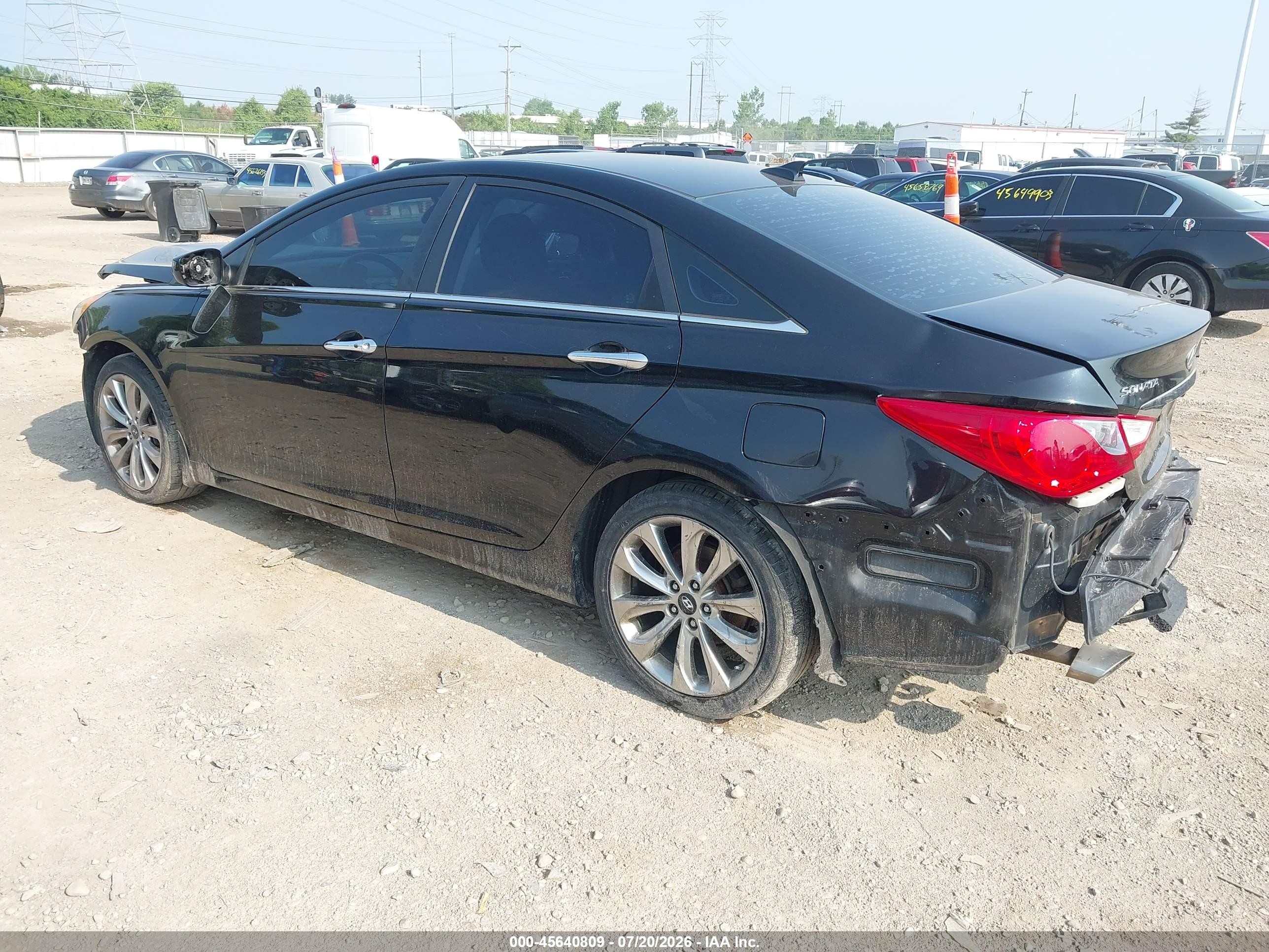 2012 Hyundai Sonata Se Black vin: 5NPEC4AC1CH389087