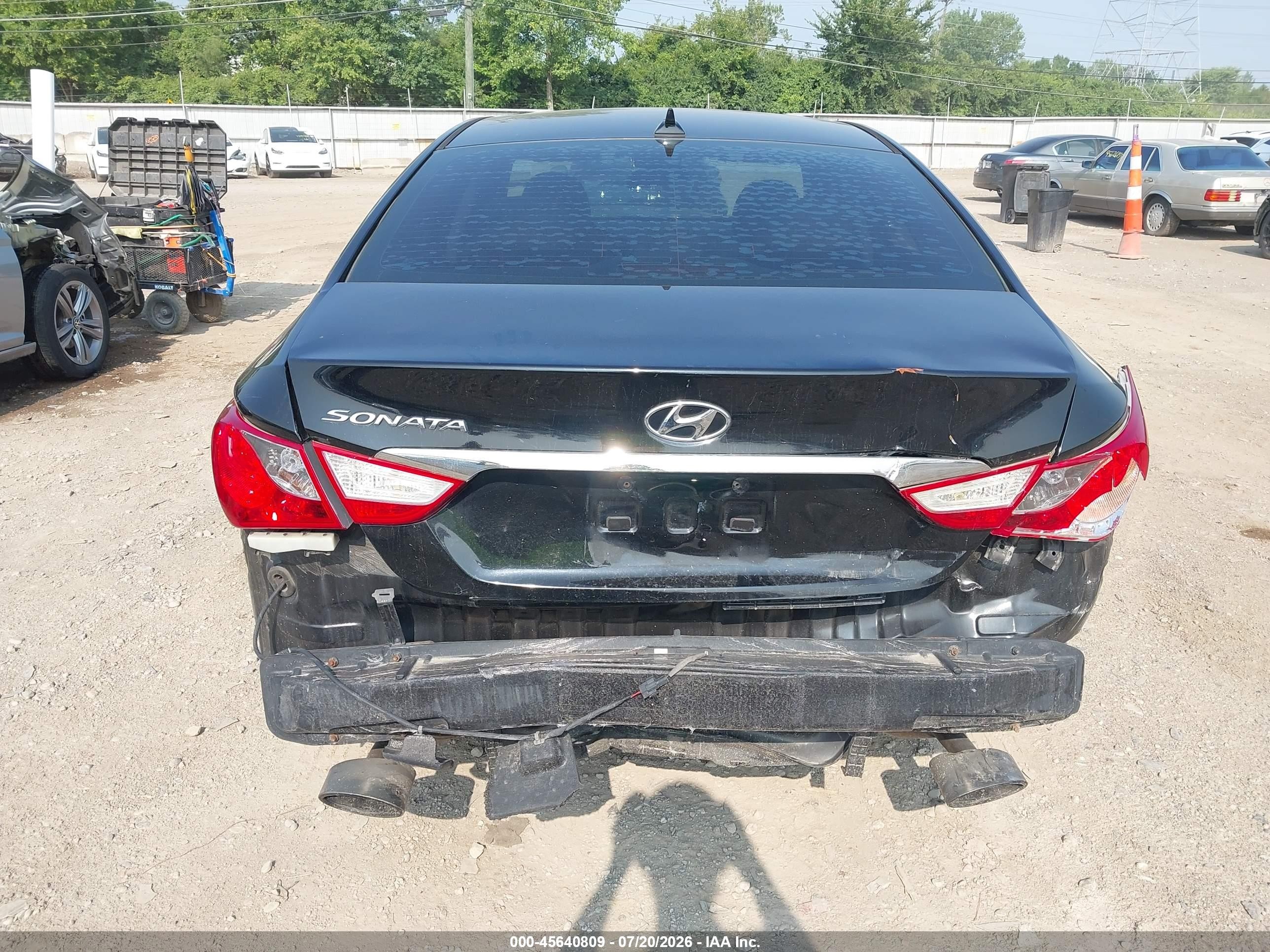 2012 Hyundai Sonata Se Black vin: 5NPEC4AC1CH389087