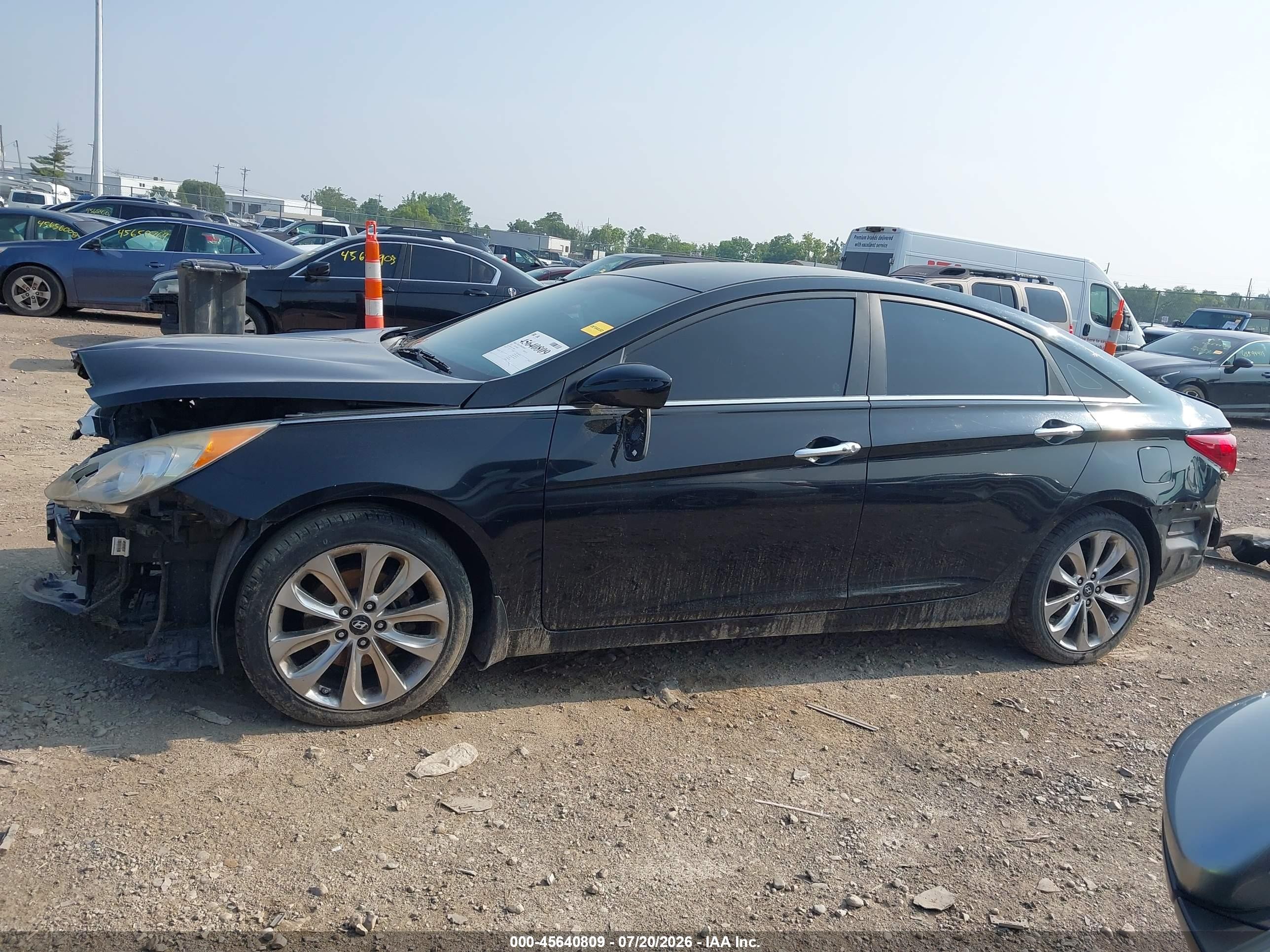 2012 Hyundai Sonata Se Black vin: 5NPEC4AC1CH389087