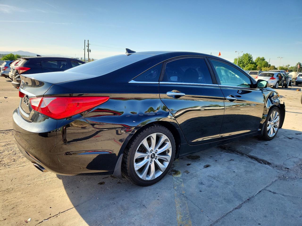 2012 Hyundai Sonata Se Black vin: 5NPEC4AC1CH399831