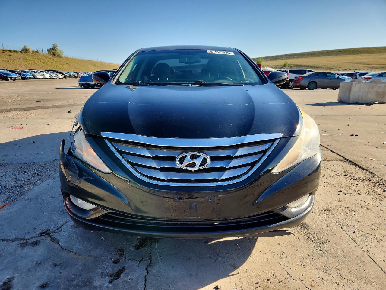 2012 Hyundai Sonata Se Black vin: 5NPEC4AC1CH399831