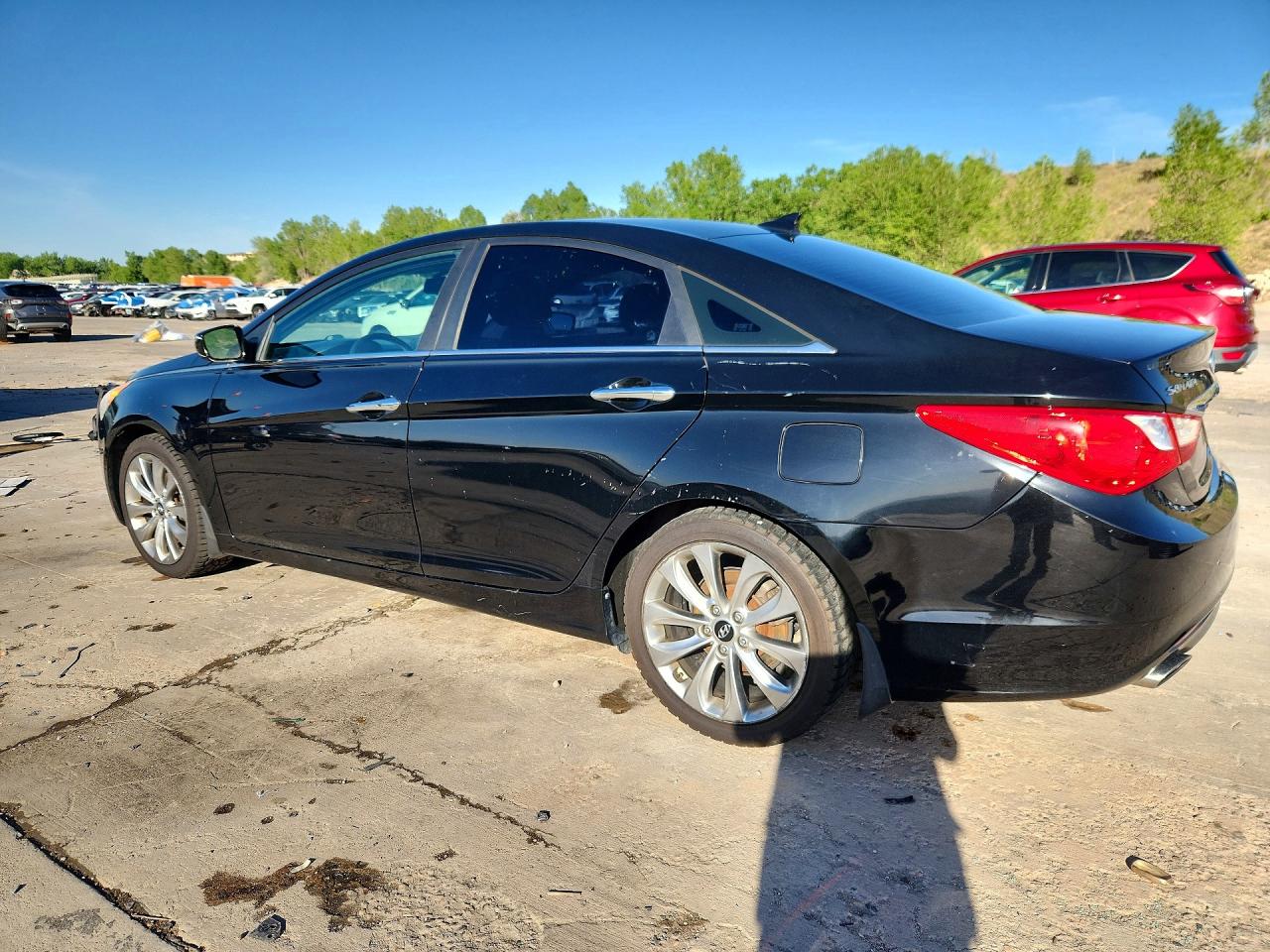 2012 Hyundai Sonata Se Black vin: 5NPEC4AC1CH399831