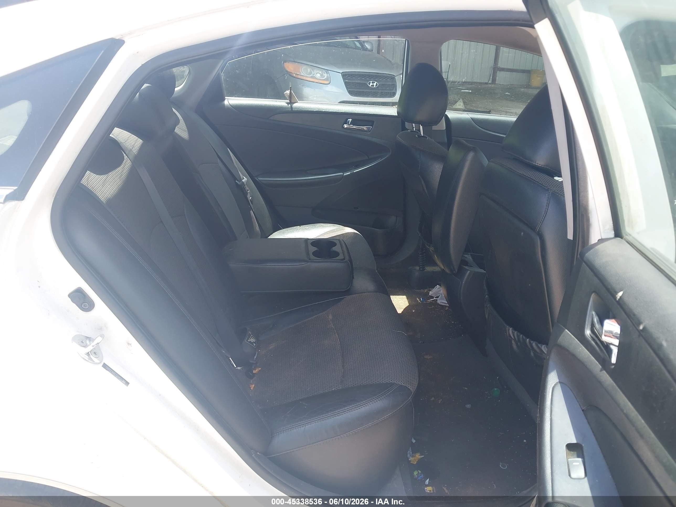 2012 Hyundai Sonata Se White vin: 5NPEC4AC1CH422380