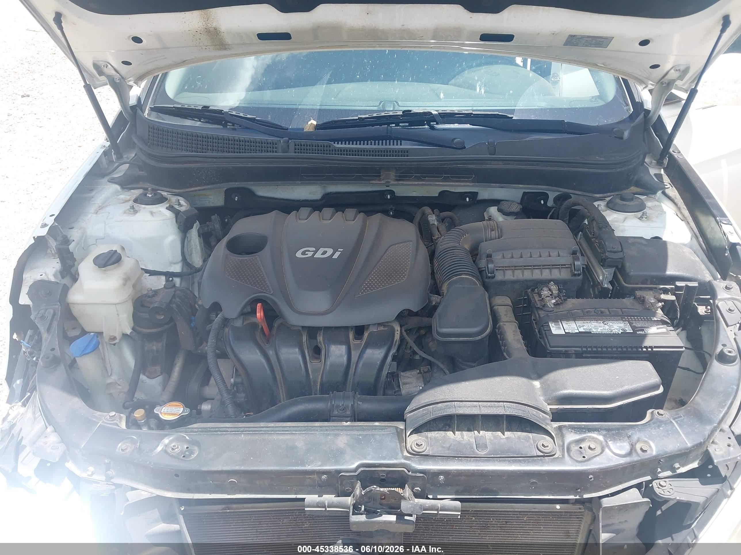 2012 Hyundai Sonata Se White vin: 5NPEC4AC1CH422380