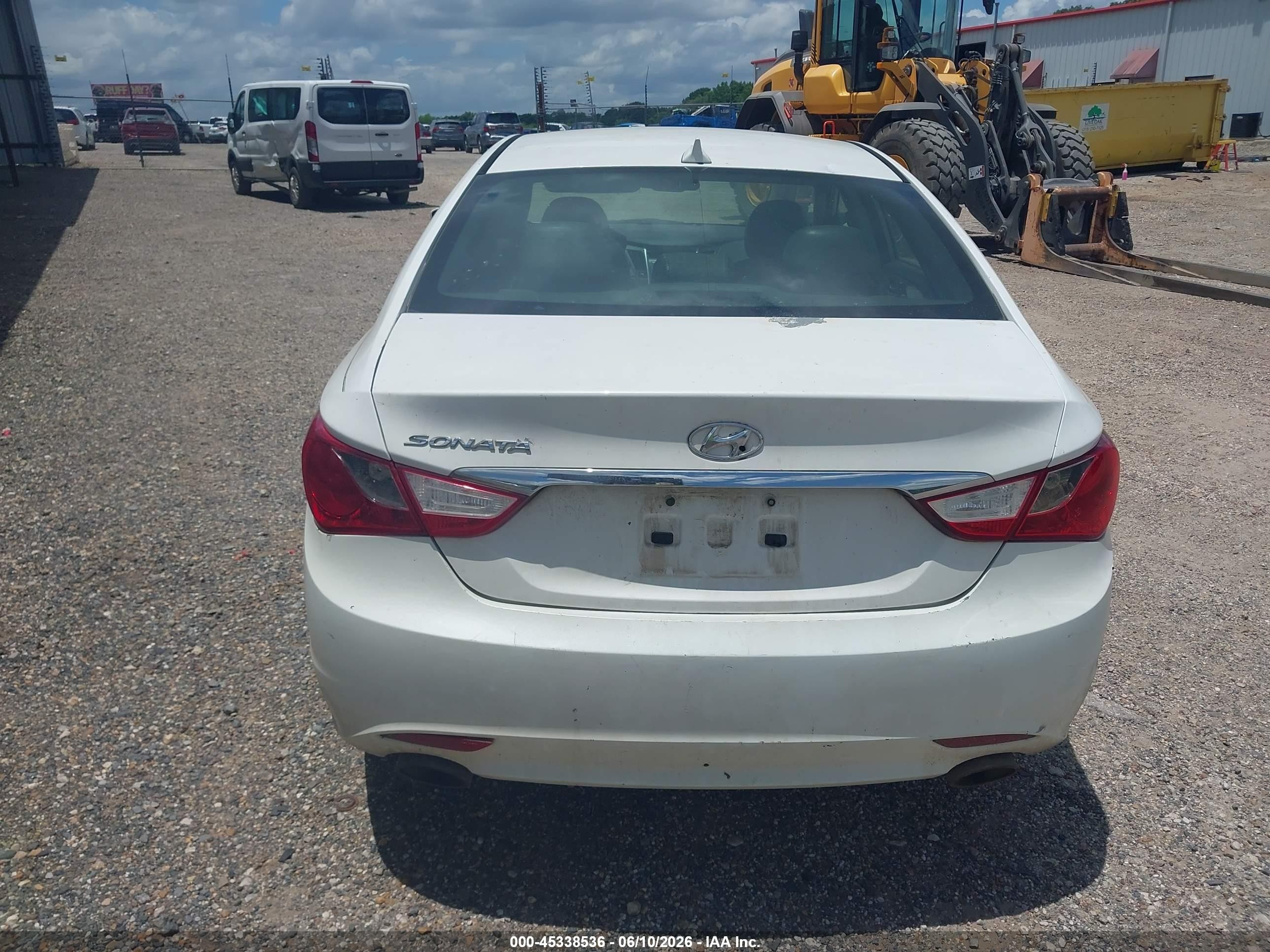 2012 Hyundai Sonata Se White vin: 5NPEC4AC1CH422380