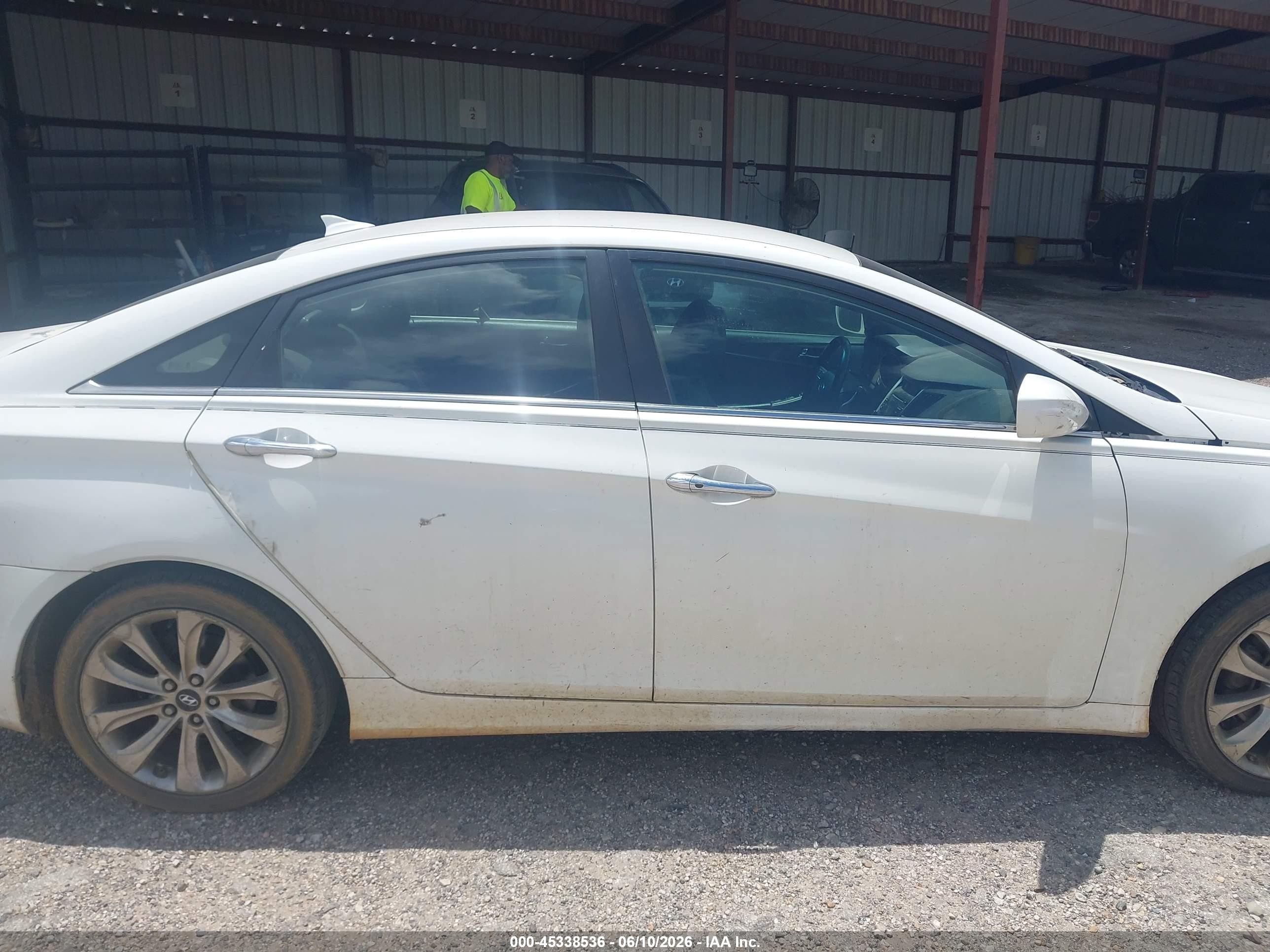 2012 Hyundai Sonata Se White vin: 5NPEC4AC1CH422380