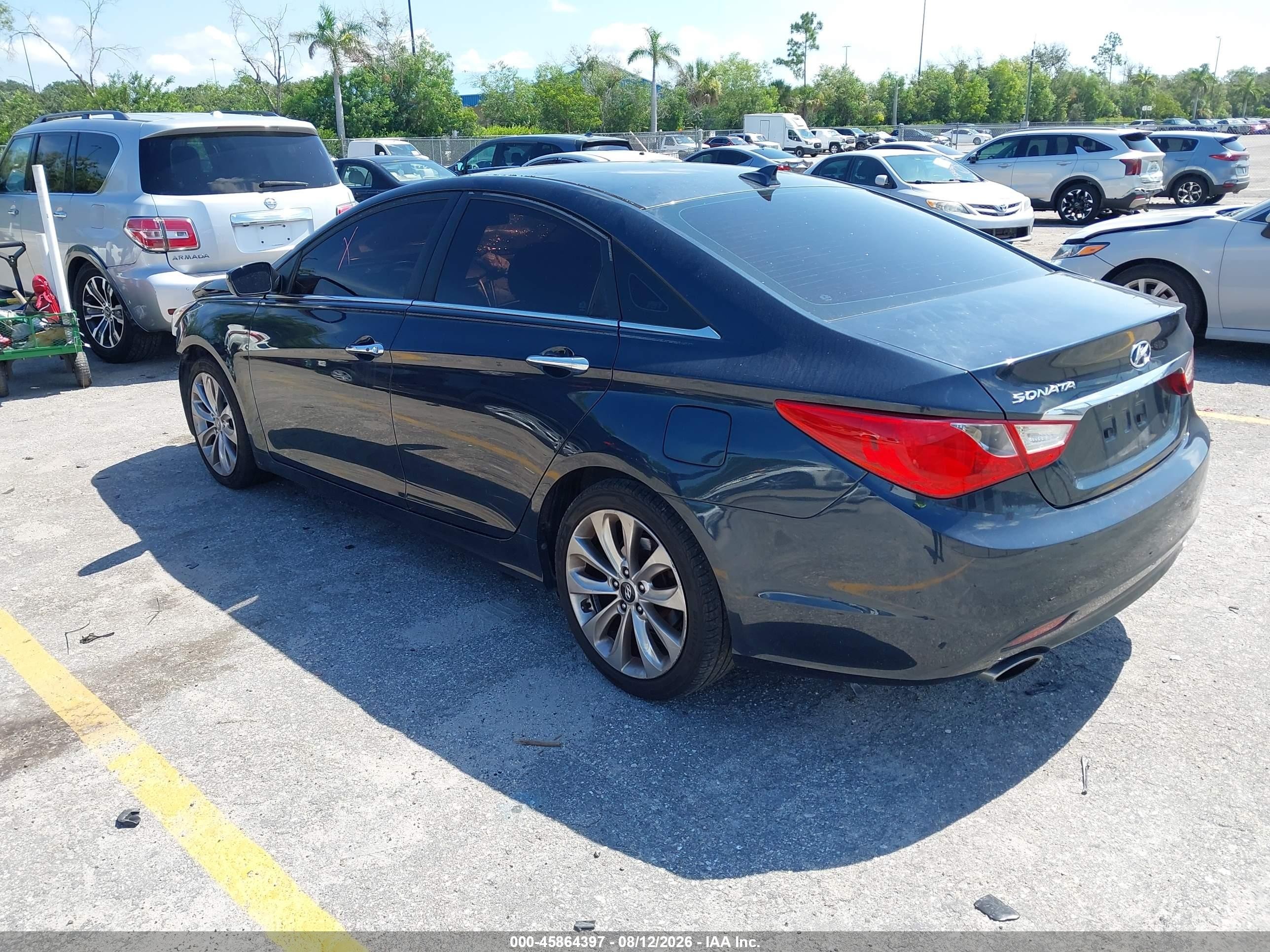 2012 Hyundai Sonata Se Navy vin: 5NPEC4AC1CH456657