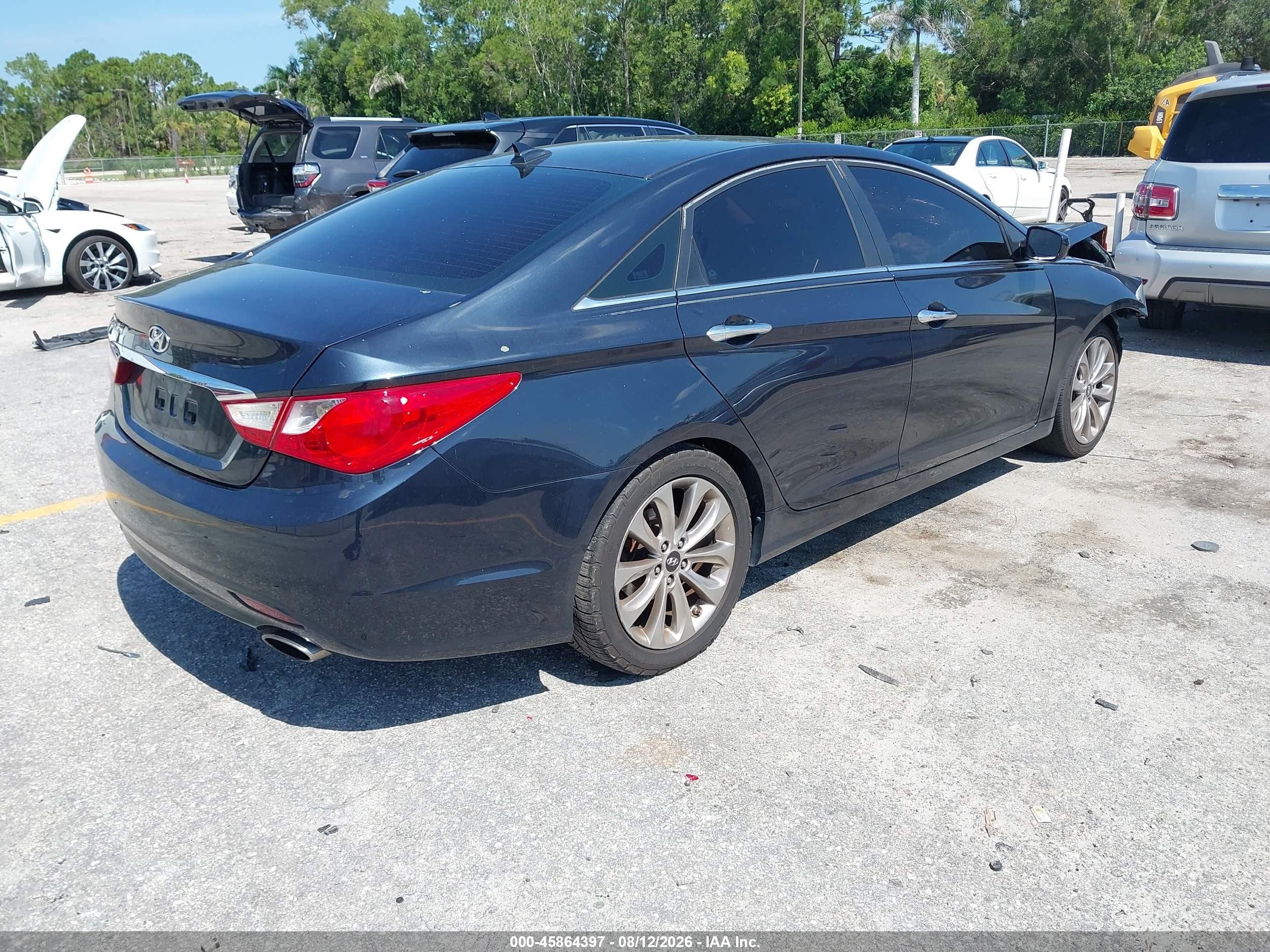 2012 Hyundai Sonata Se Navy vin: 5NPEC4AC1CH456657