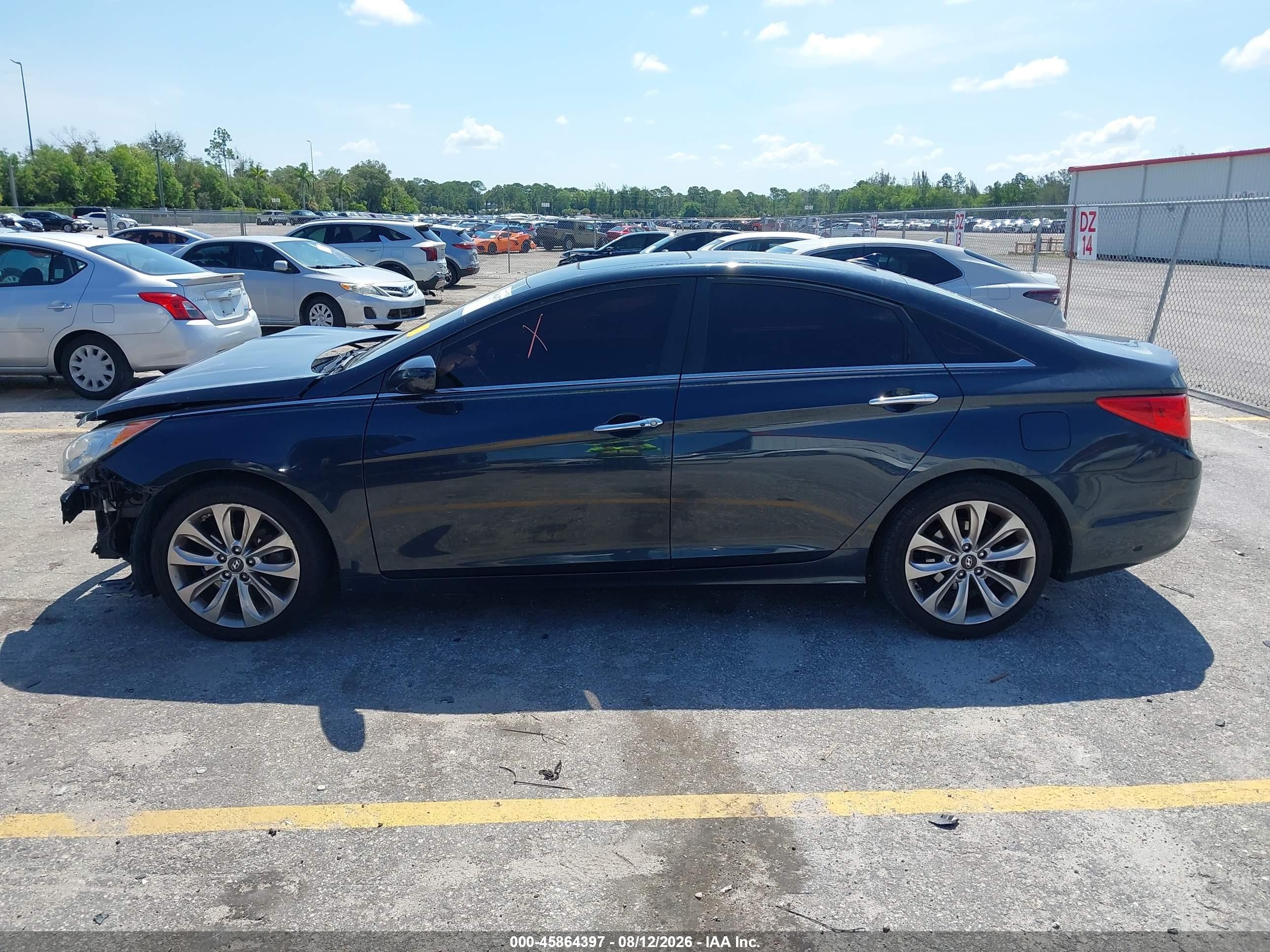 2012 Hyundai Sonata Se Navy vin: 5NPEC4AC1CH456657