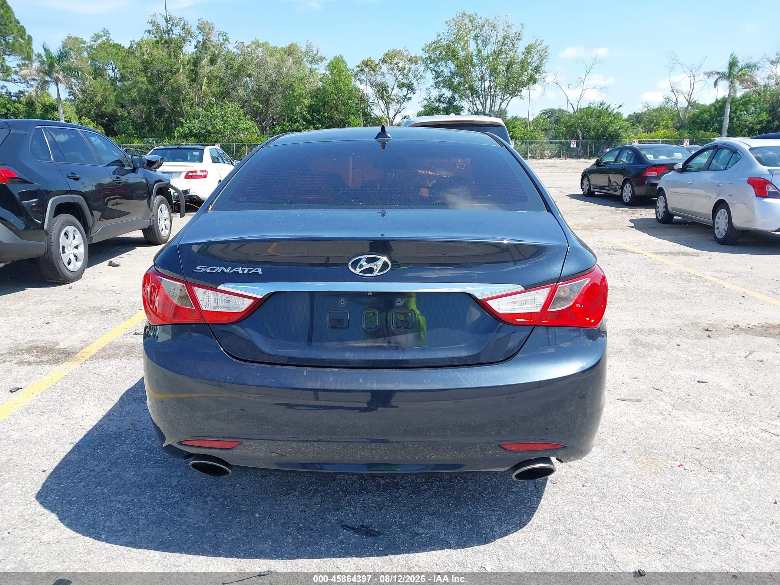 2012 Hyundai Sonata Se Navy vin: 5NPEC4AC1CH456657